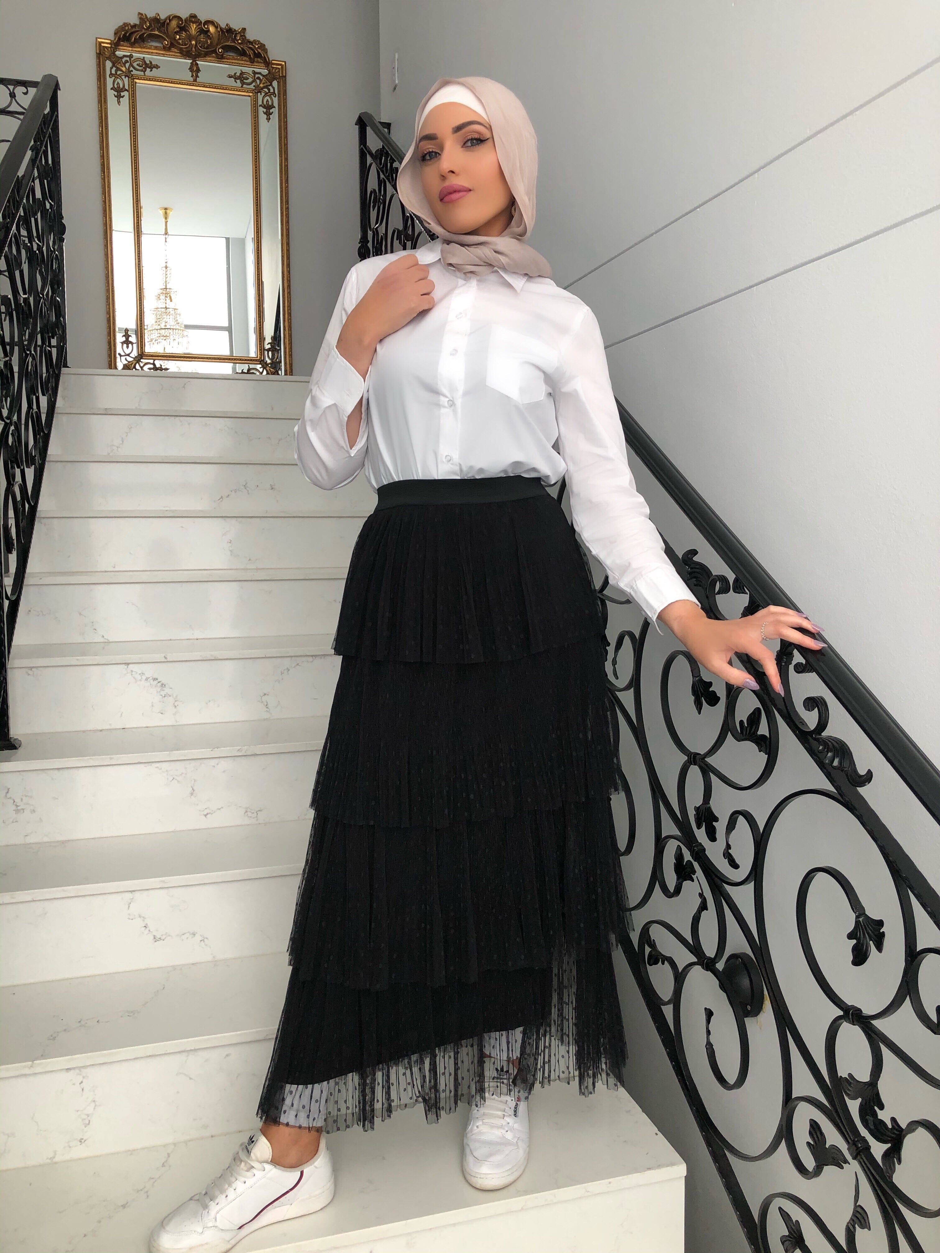 Polka Dot Ruffle Skirt
