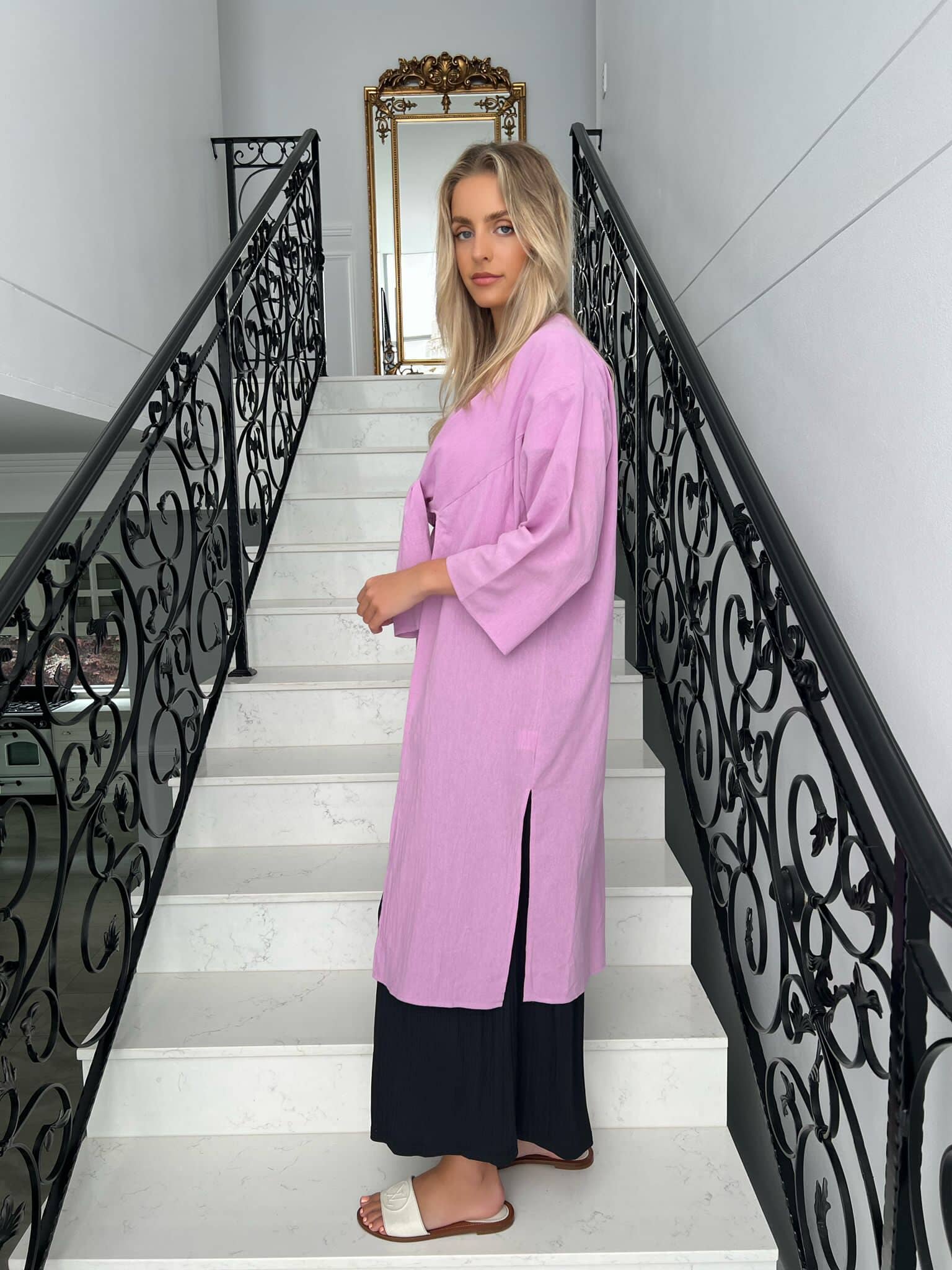 Oversized Linen Throw