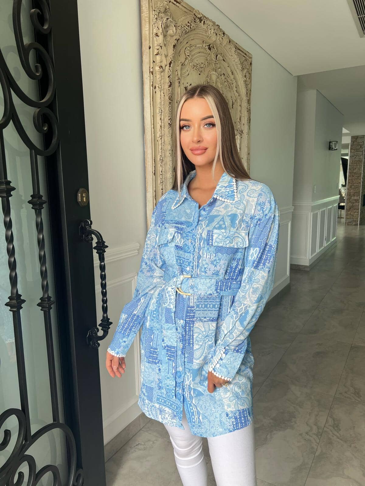 Glamour Blue Tunic