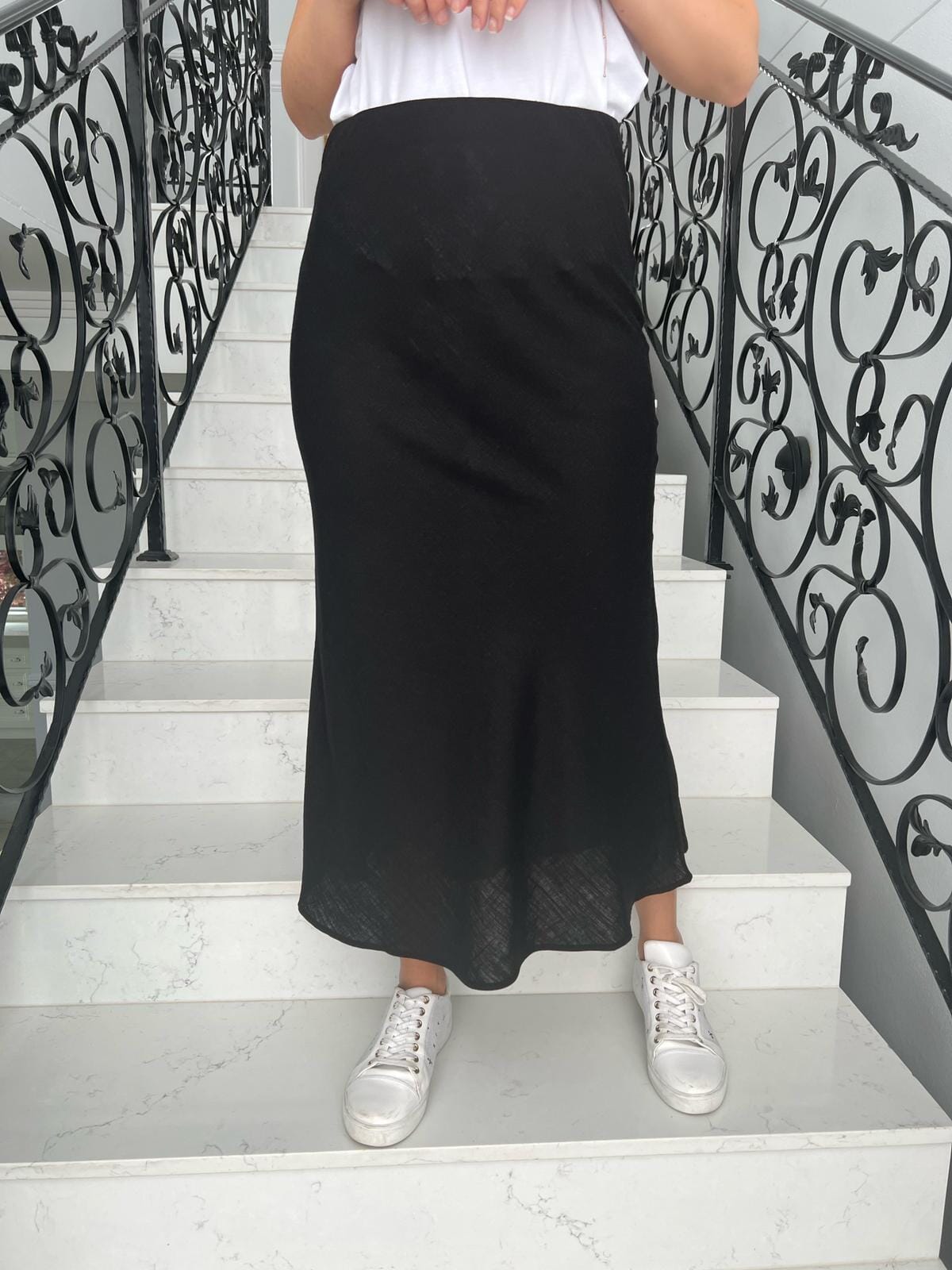 Linen Pop Up Skirt