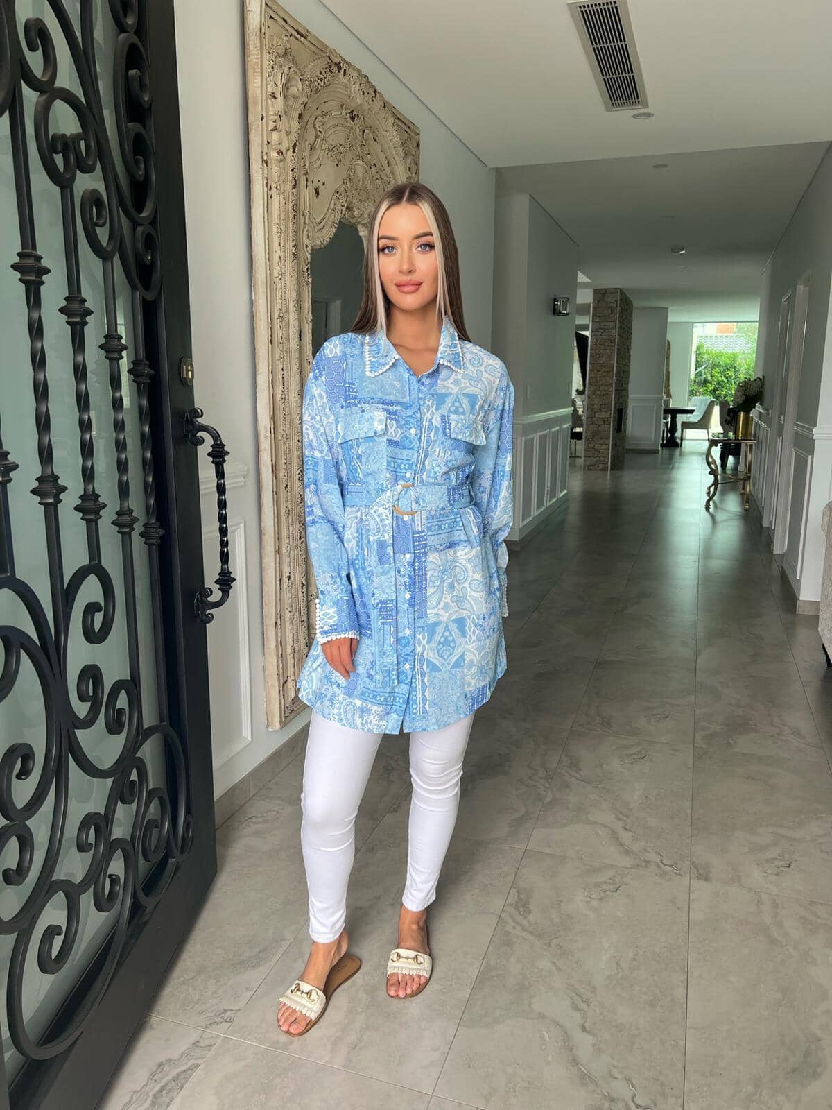 Glamour Blue Tunic