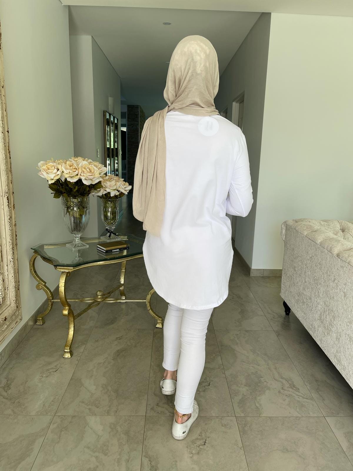Midi Length Basic Cotton Top
