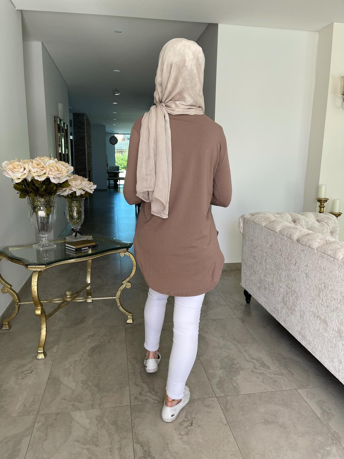 Midi Length Basic Cotton Top