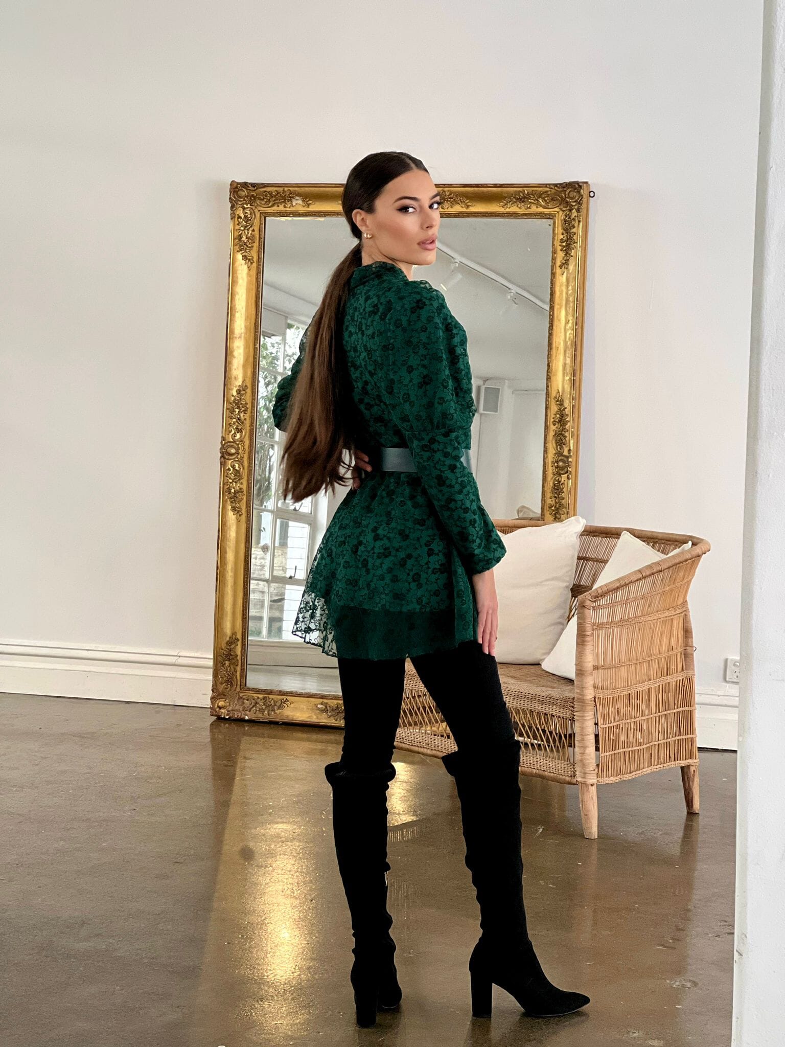 Zavier puffy Sleeve Tunic