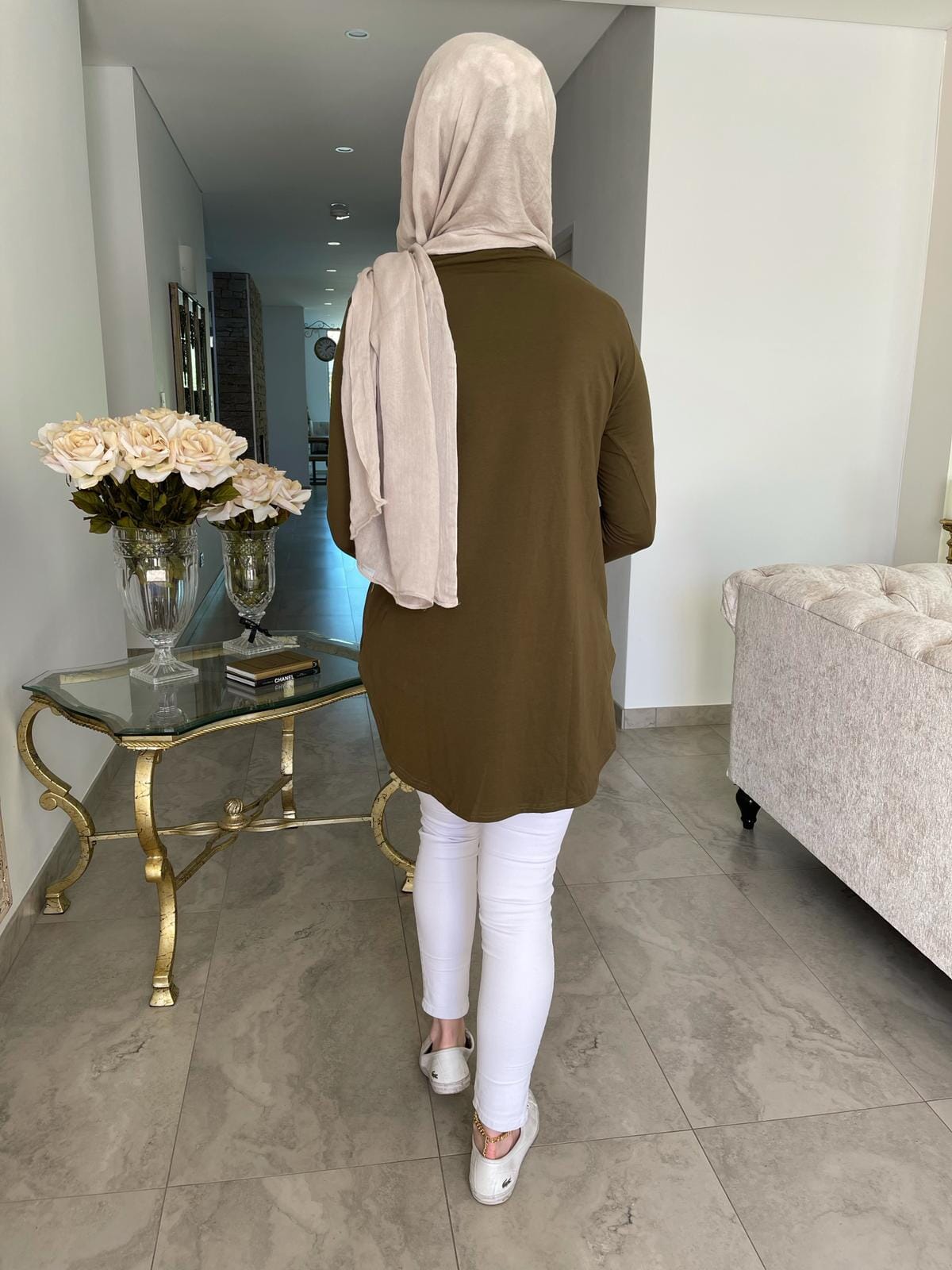 Midi Length Basic Cotton Top