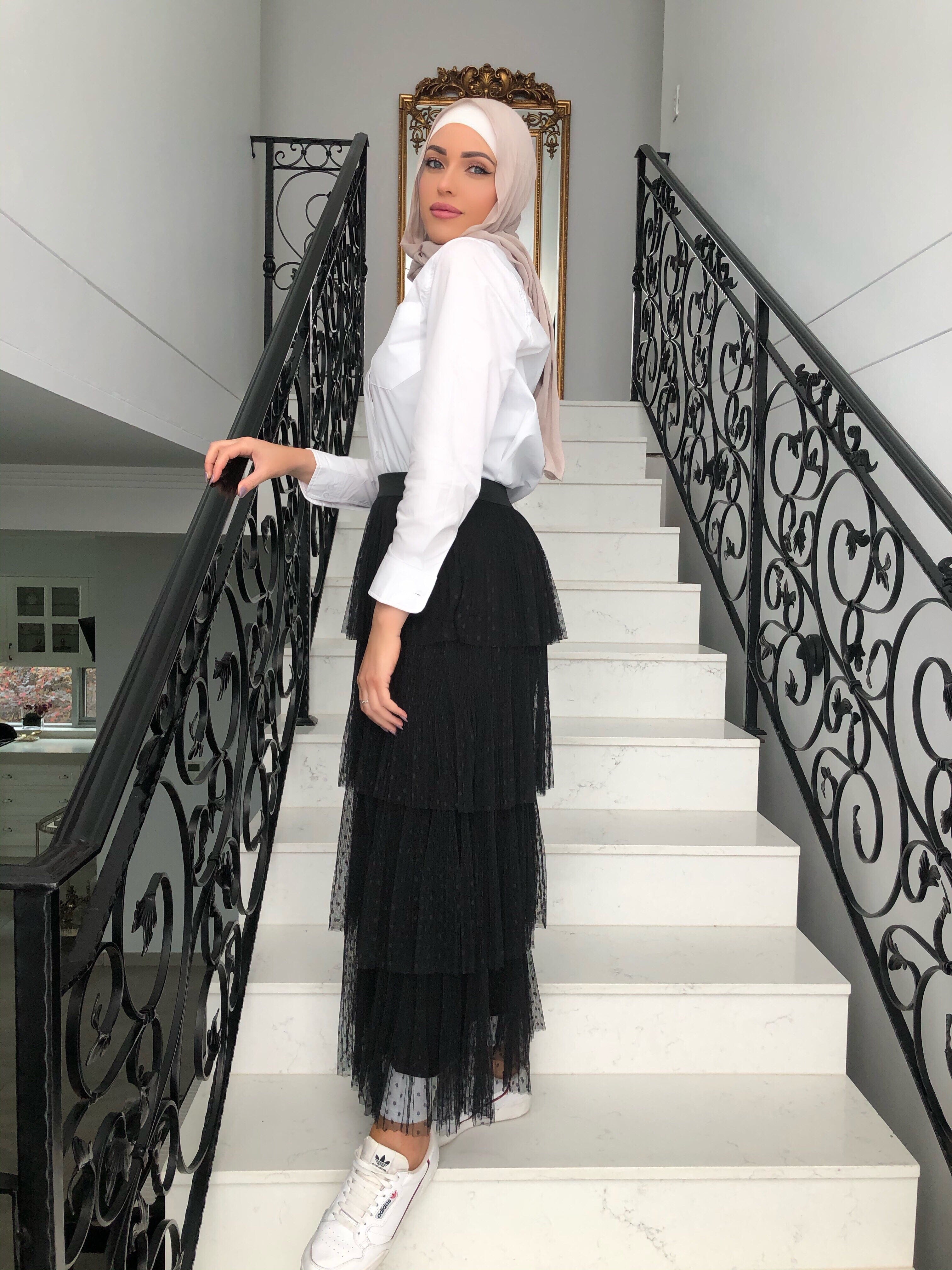 Polka Dot Ruffle Skirt