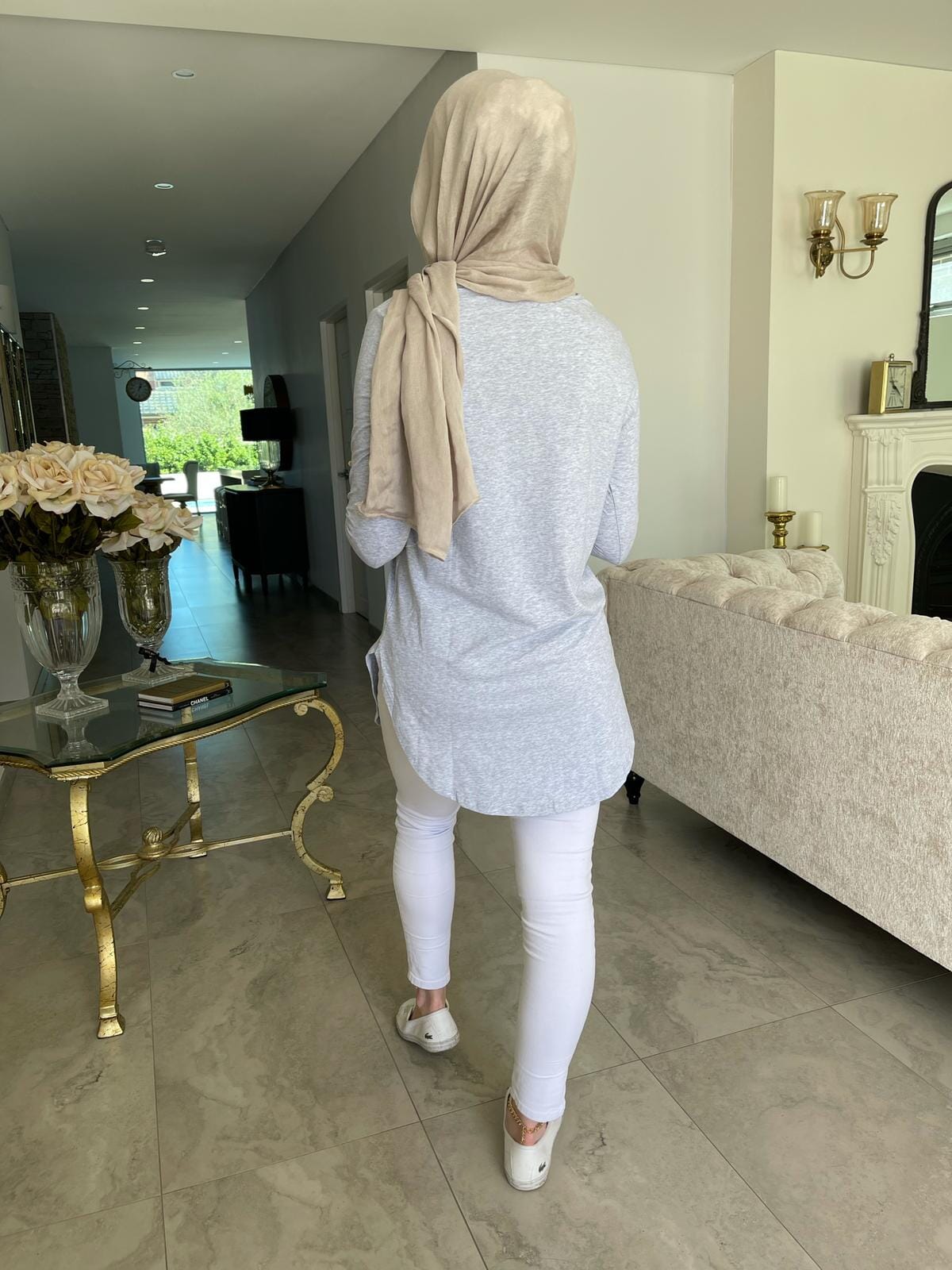 Midi Length Basic Cotton Top