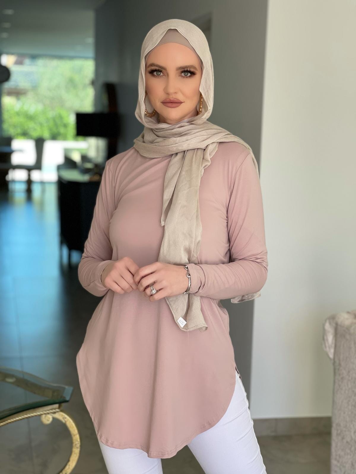 Midi Length Basic Cotton Top