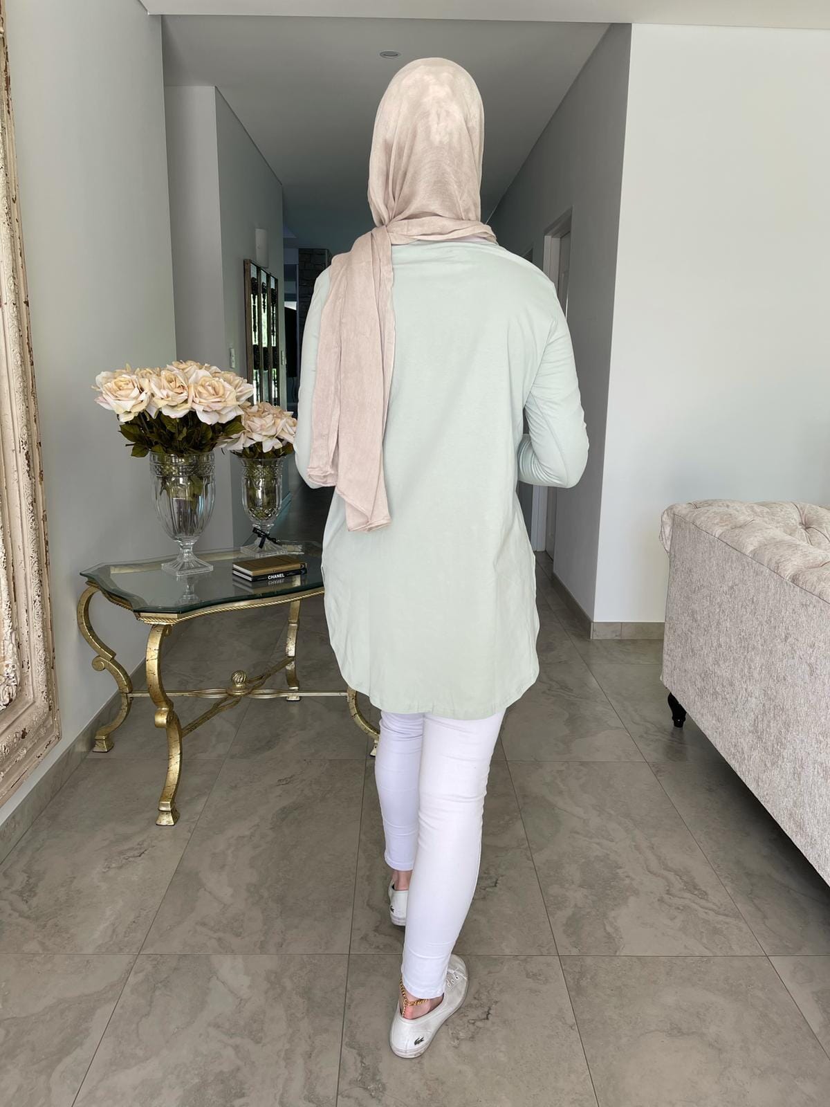 Midi Length Basic Cotton Top