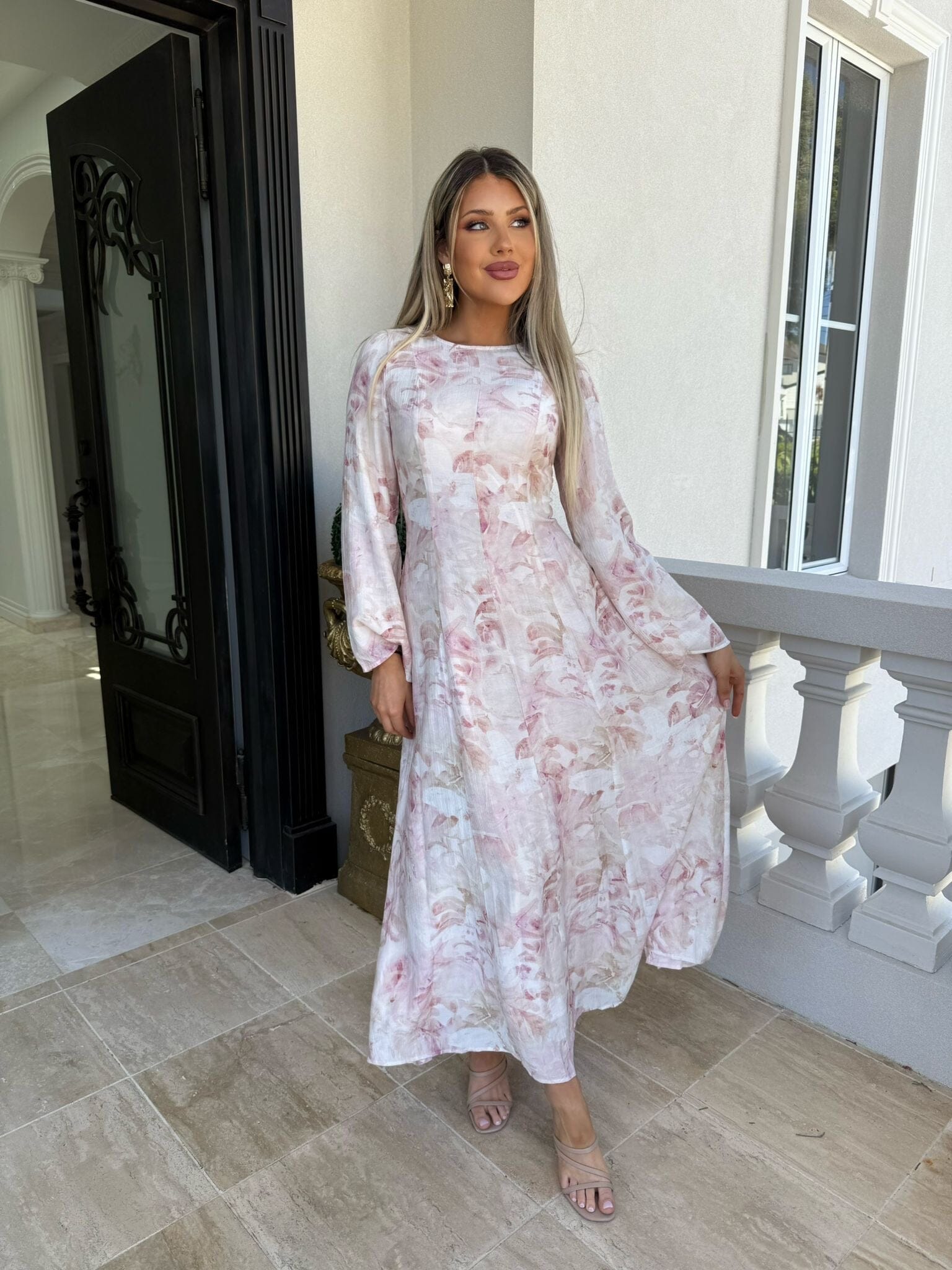 Dee Pink Tie Dress