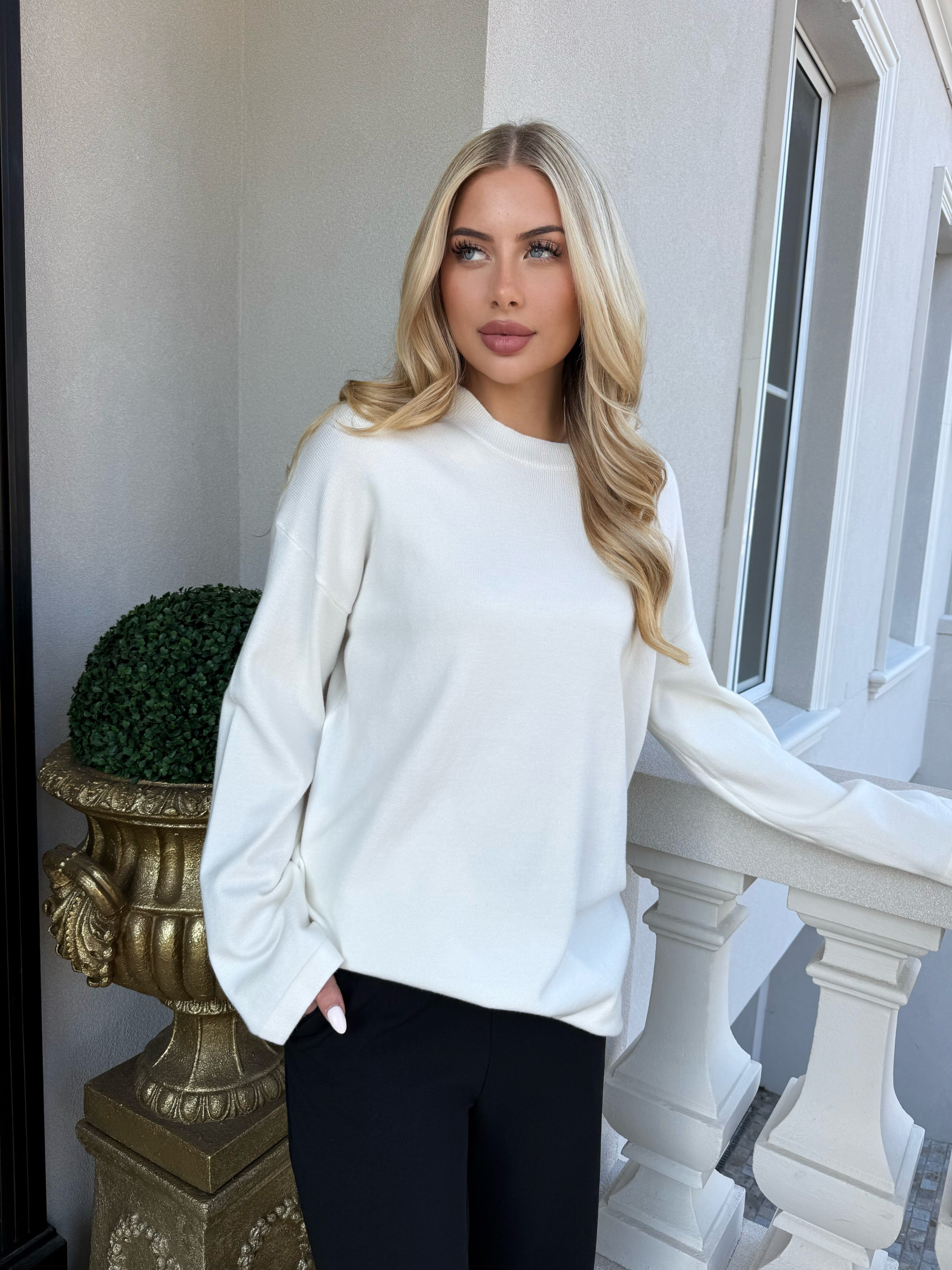 Crew Neck Soft Jumper