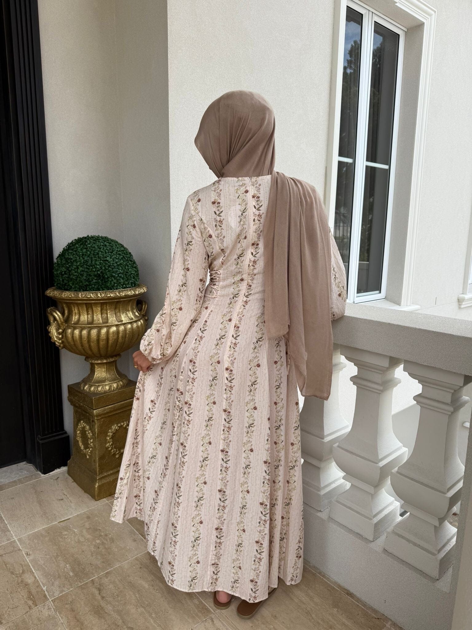 Mini Rose Nude Dress