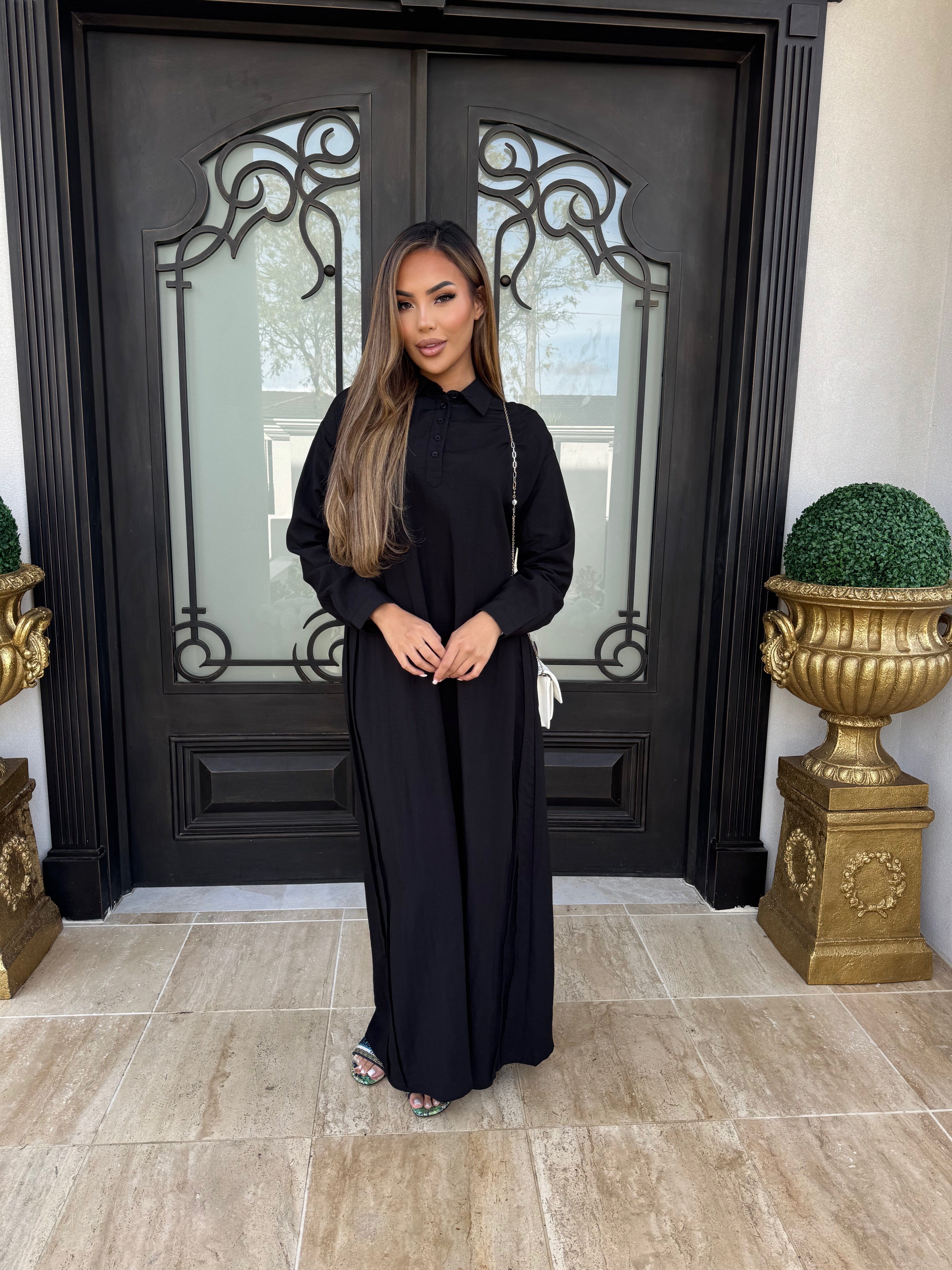 Linen Abaya