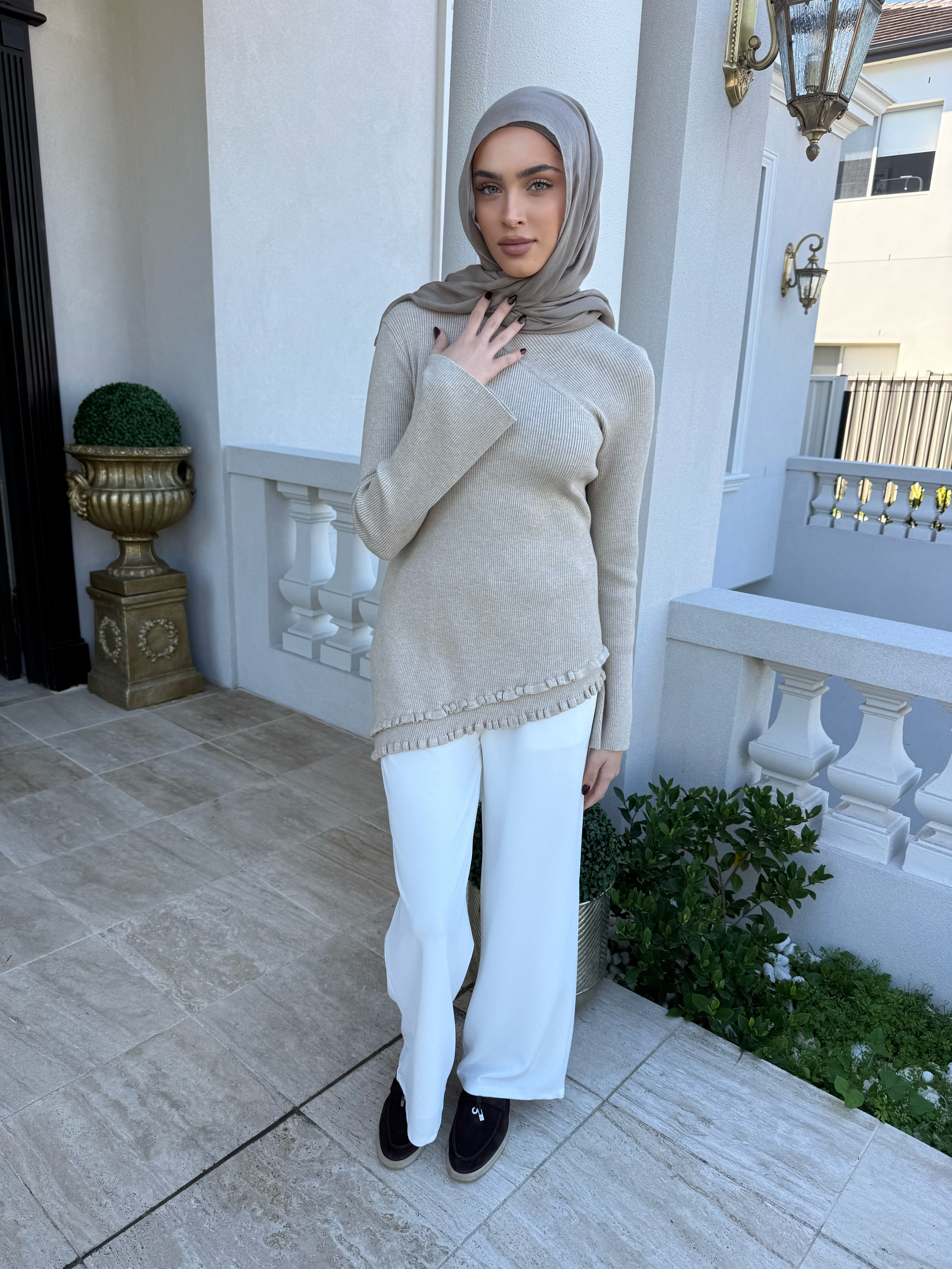 Frill Knit Jumper