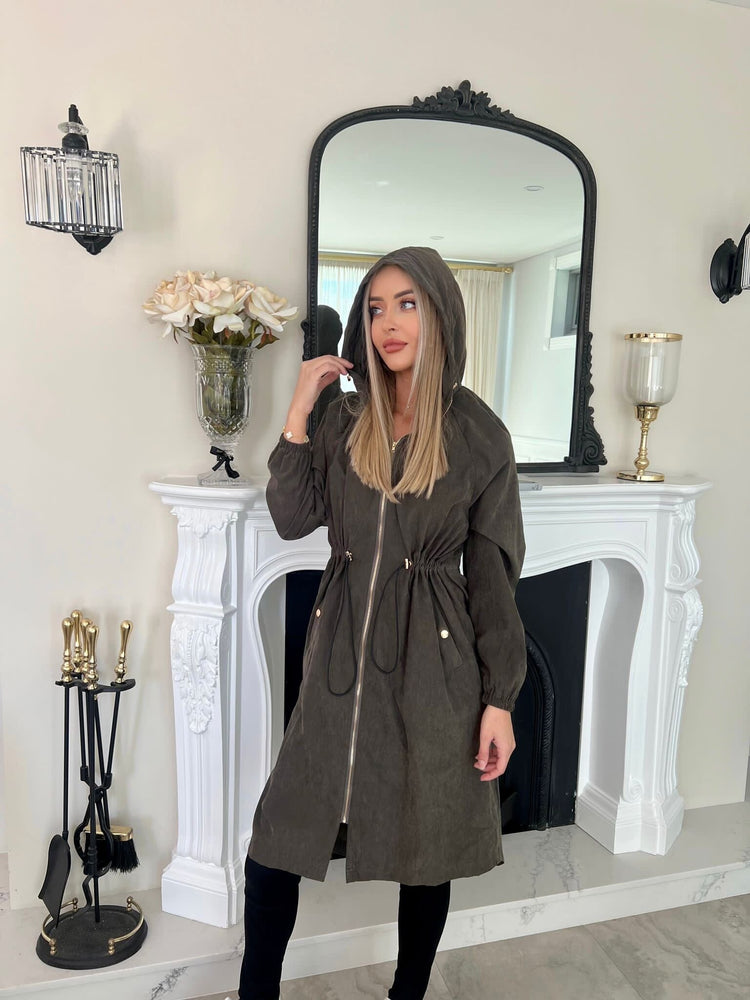 Light Suede Trench