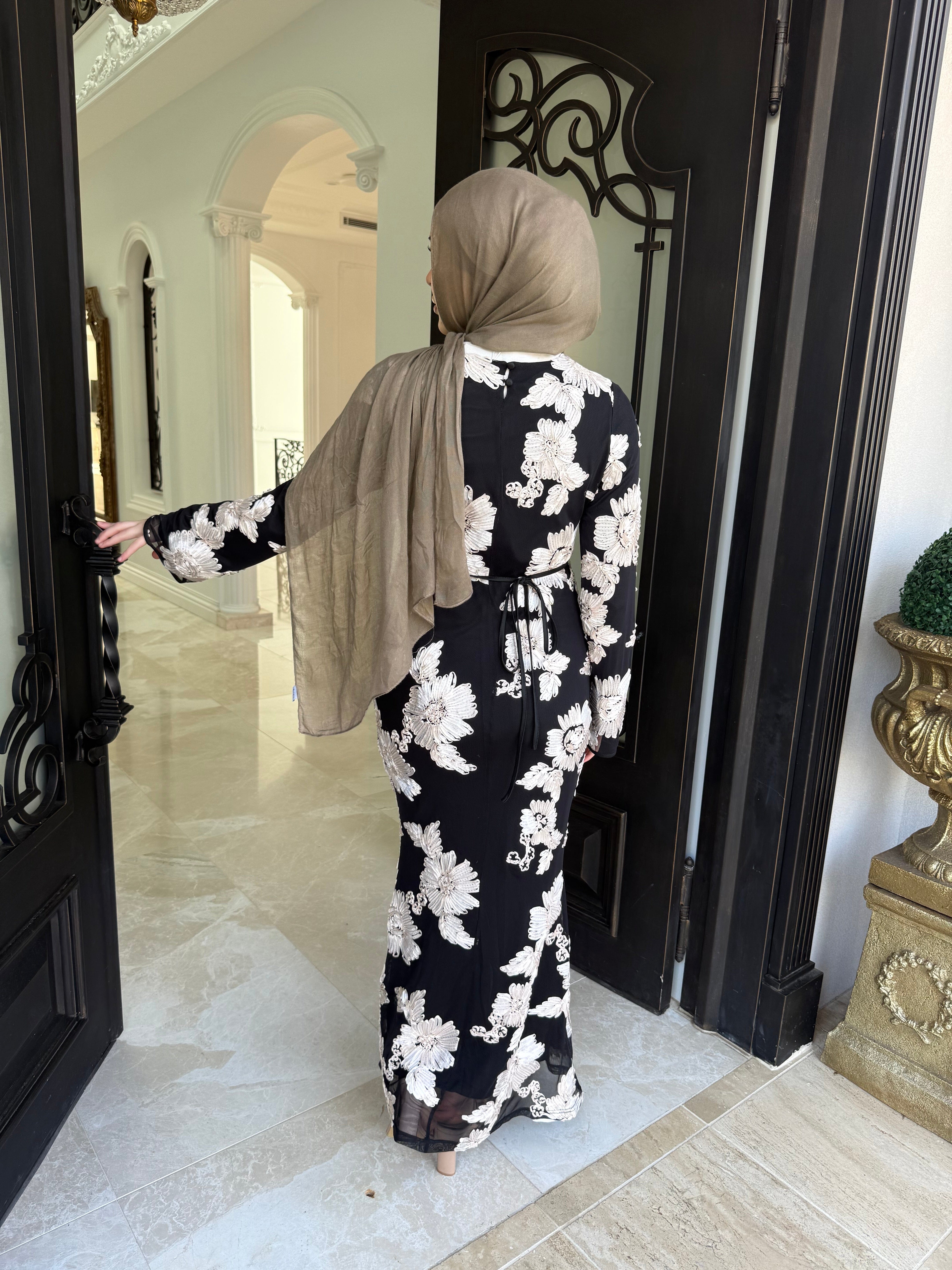 Flower Embroidery Dress