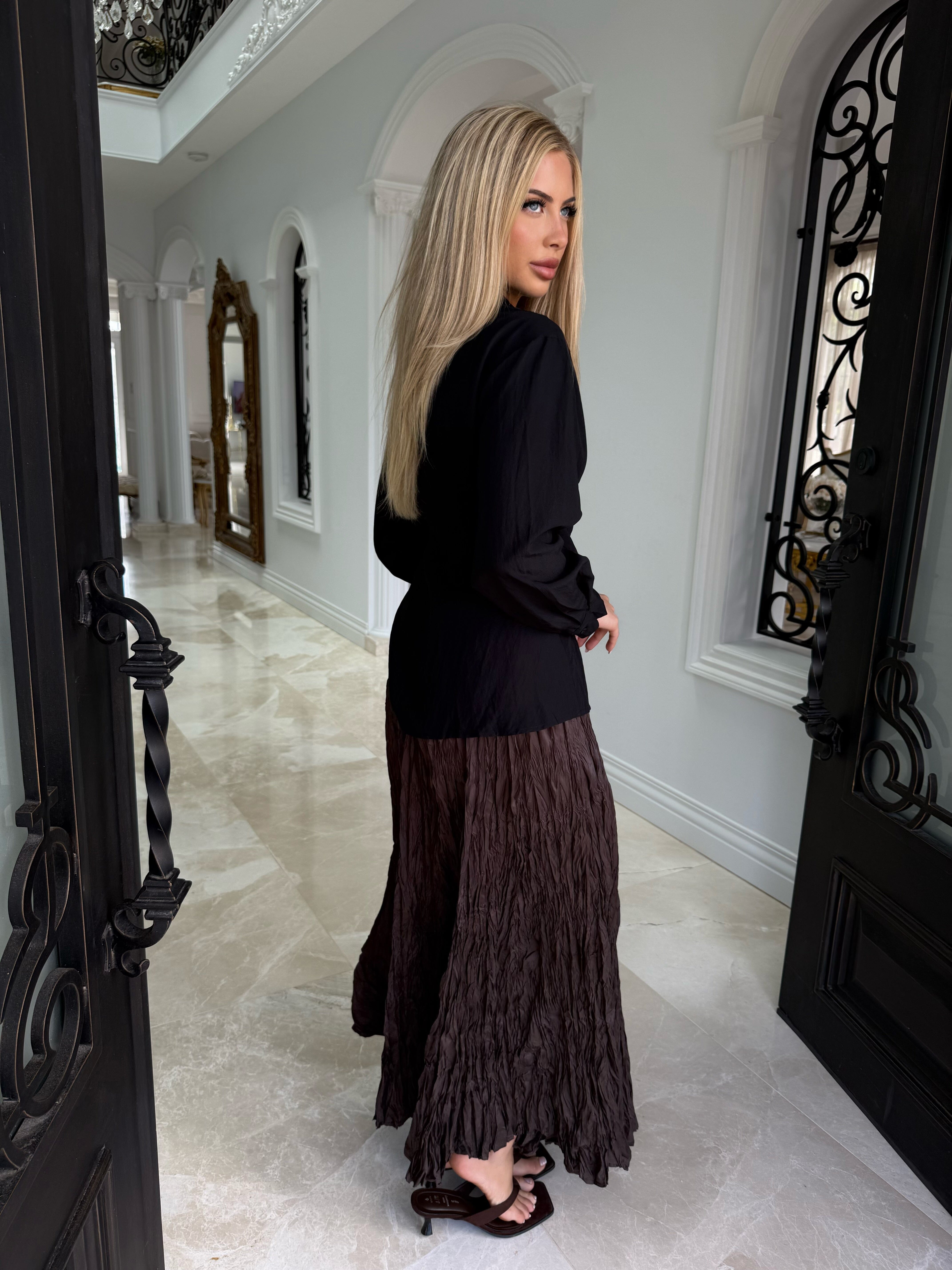 Layali Crinkle Skirt