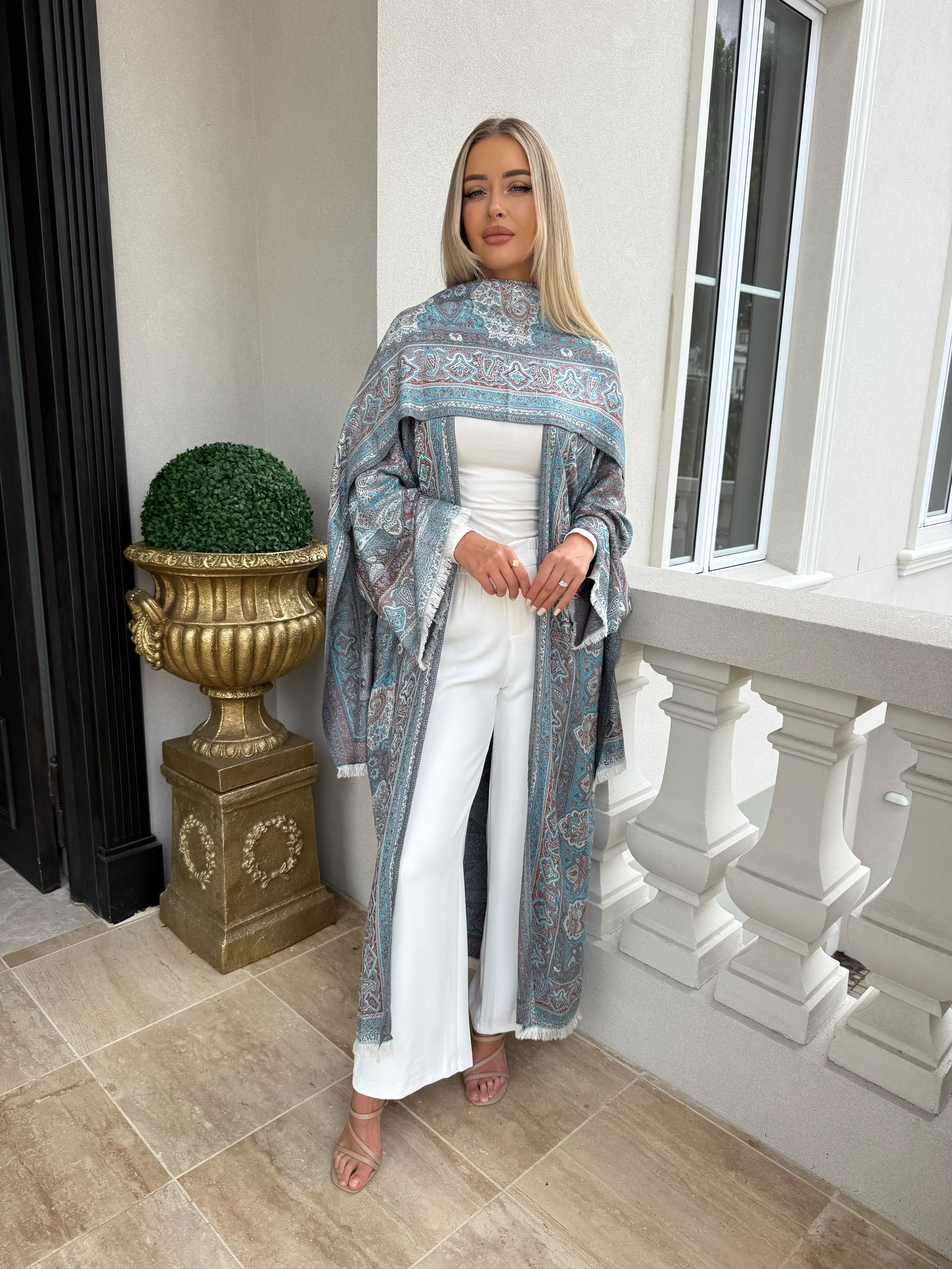 Blue Pashmina