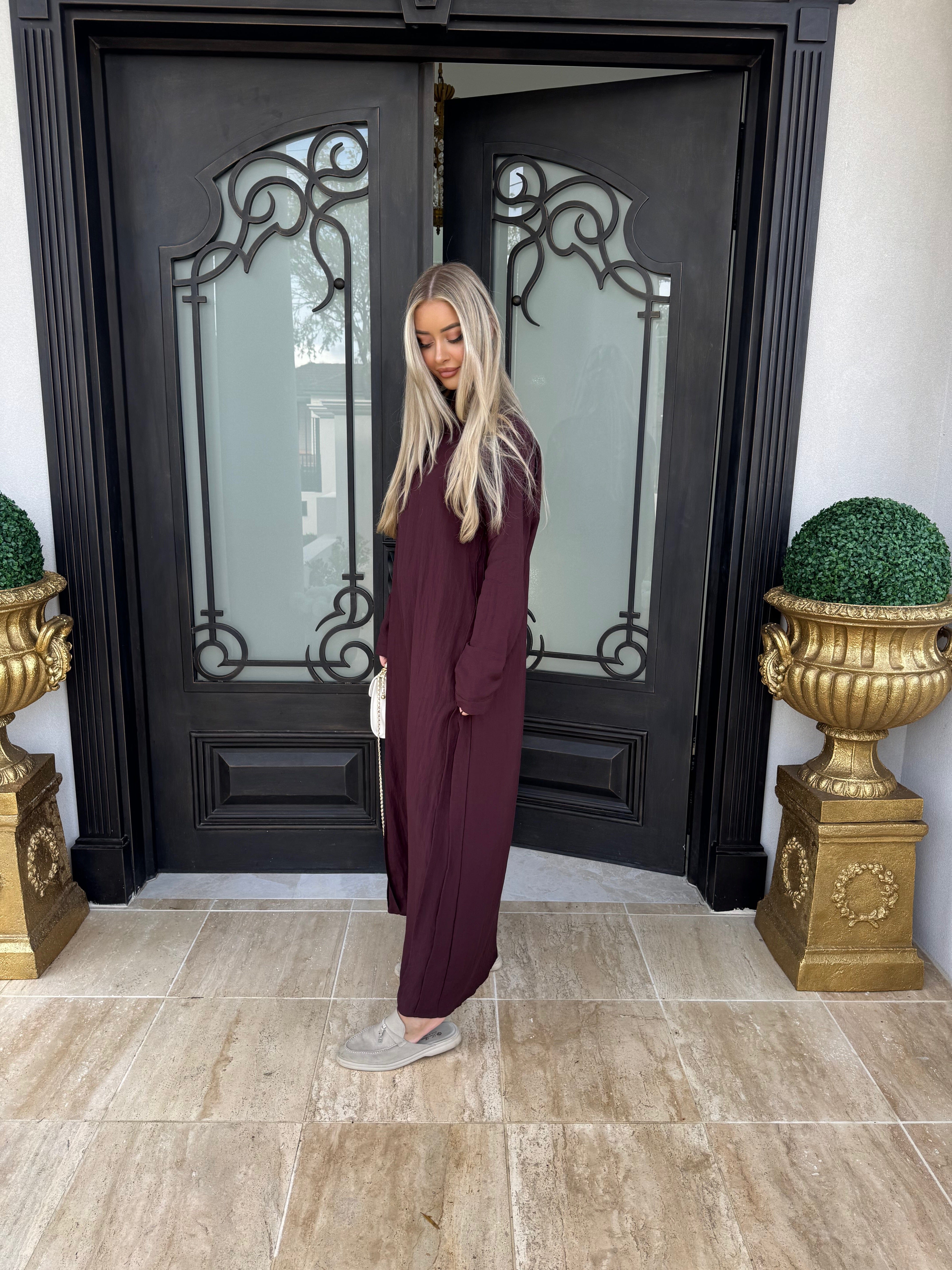 Linen Abaya