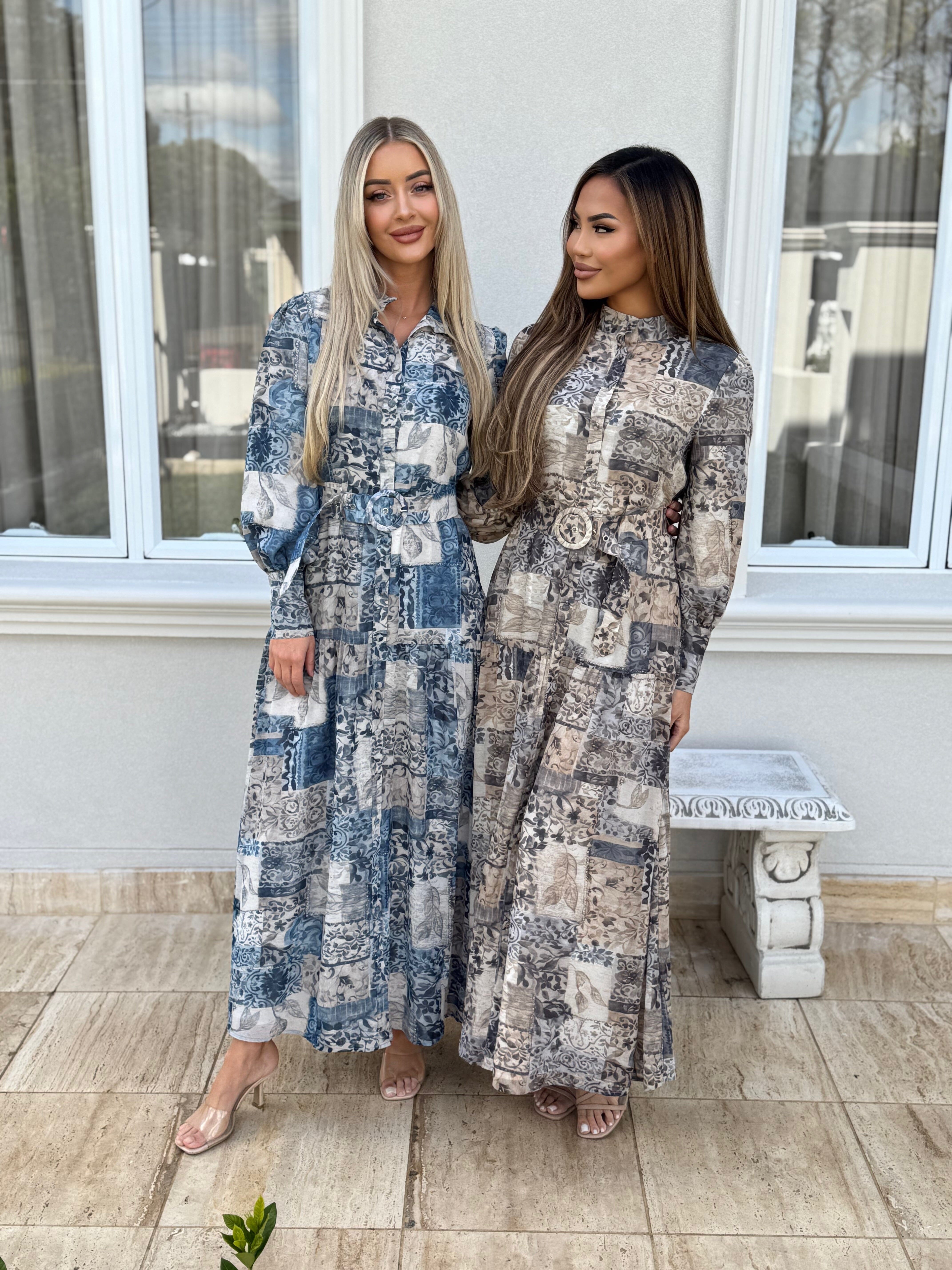 Lina Printed Dress