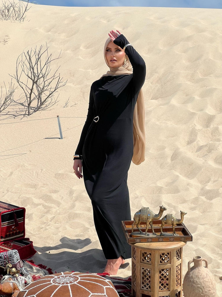 Al Sahara Ribbed Dress