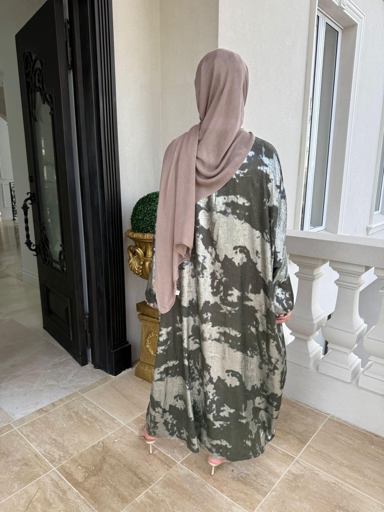 Dye Satin Abaya