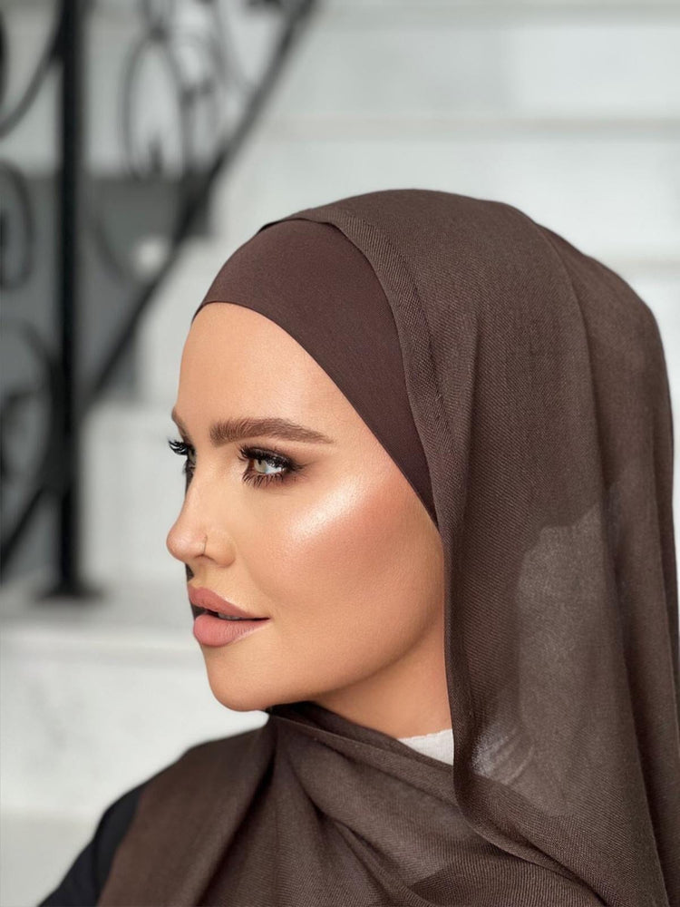 
            
                Load image into Gallery viewer, Khaki Brown Hijab Set
            
        
