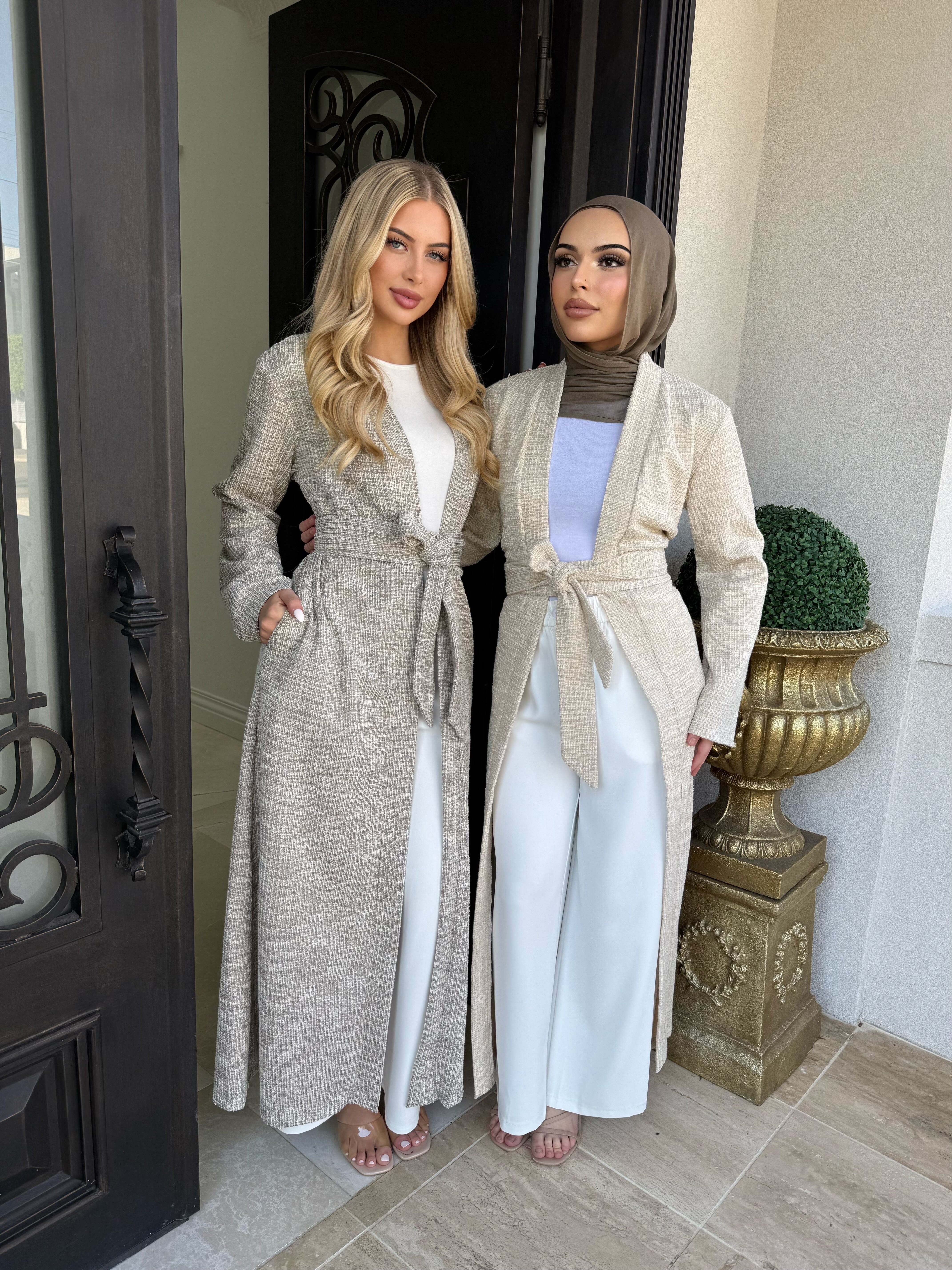 Tweed Abaya