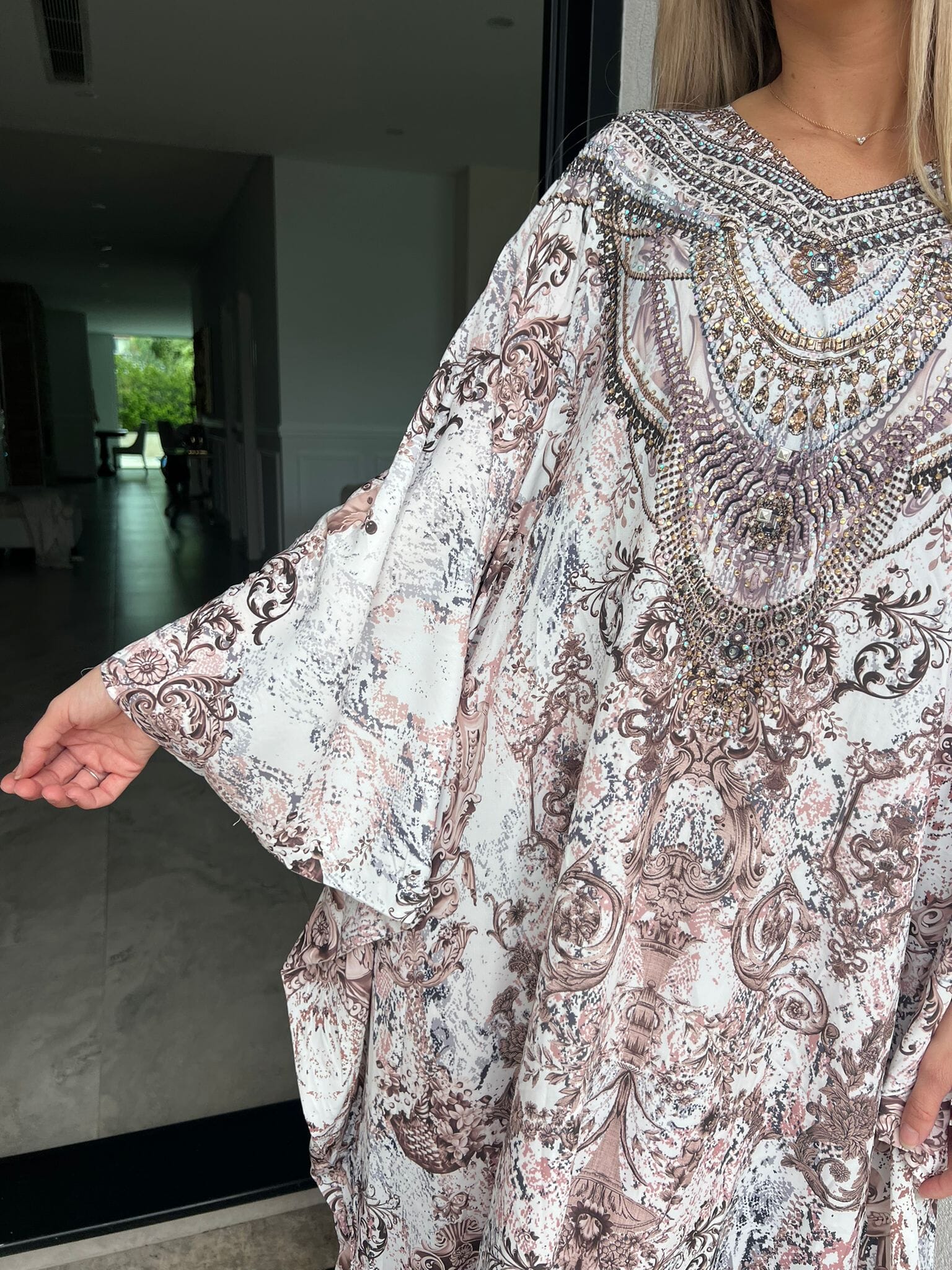 Ruby Batwing Kaftan