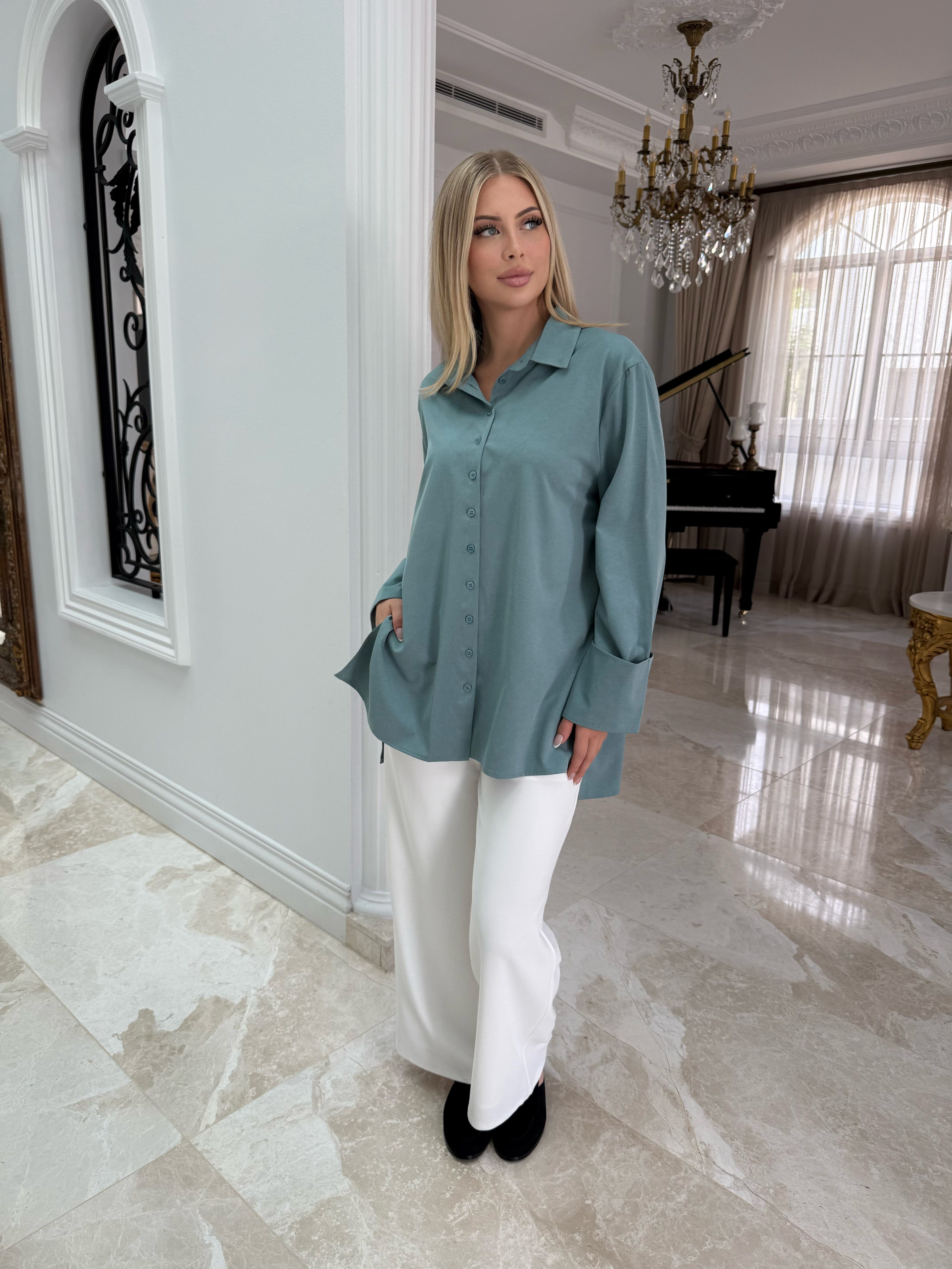 Staple Button Blouse