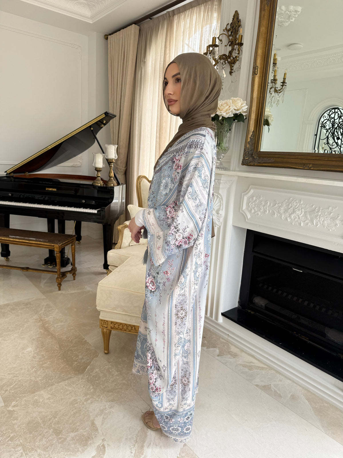 Noura Beaded Kaftan