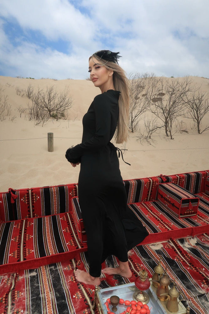 Al Sahara Feather Dress