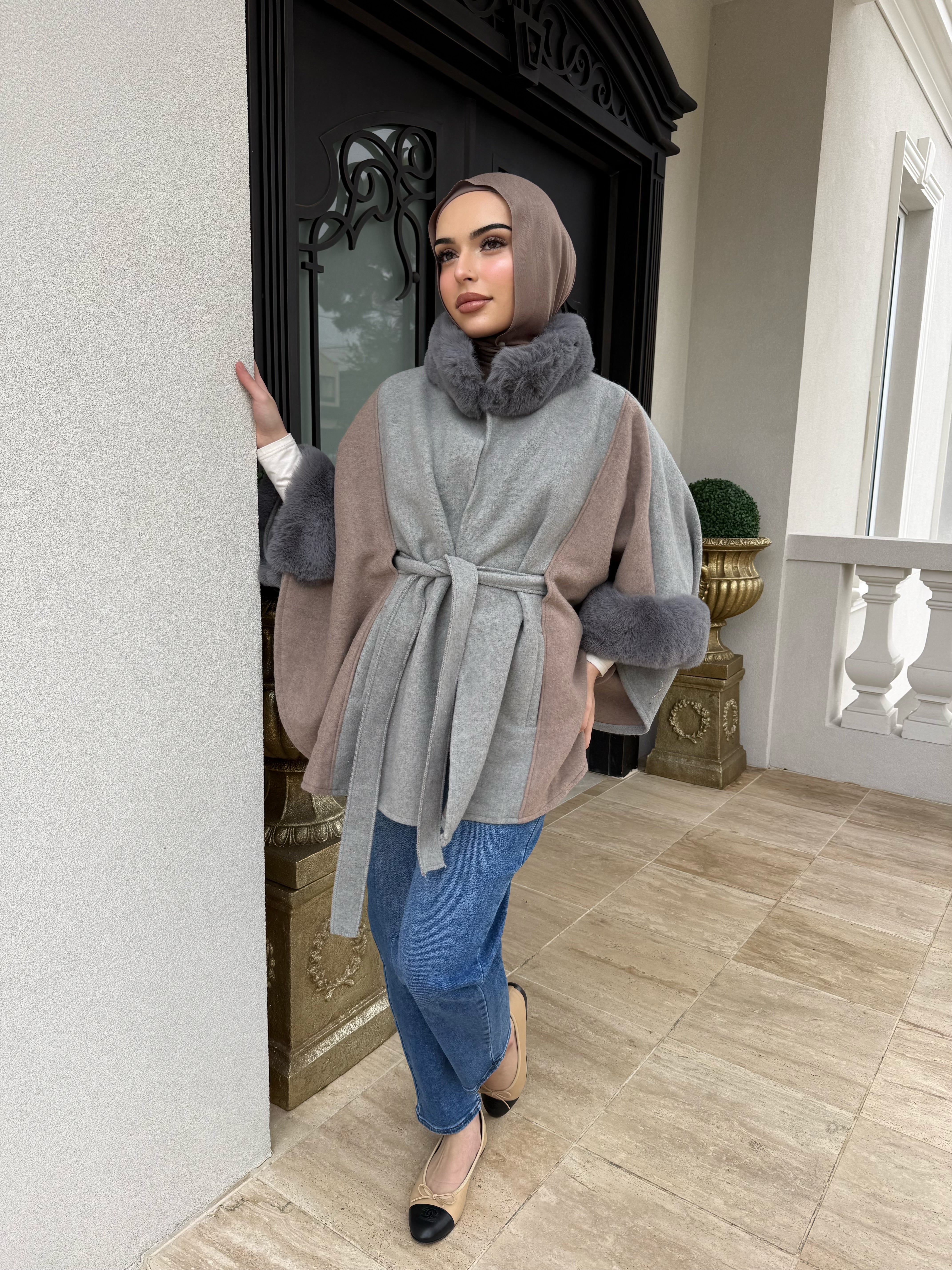 Fur Poncho