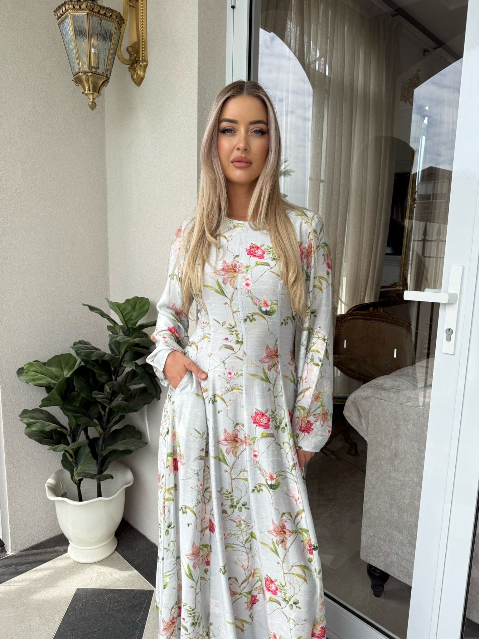 Lush Stone Tie Dress