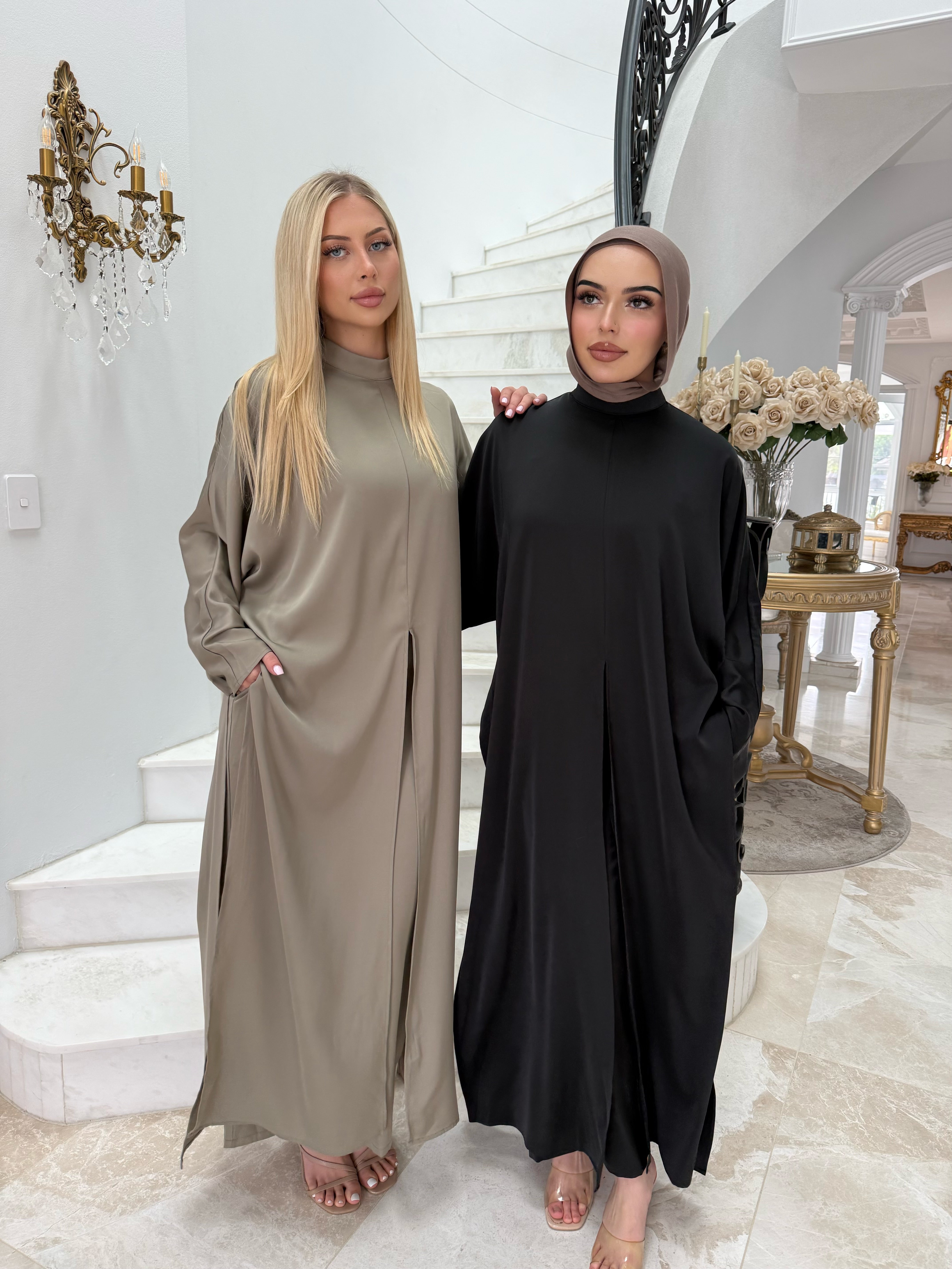 Split Abaya Set