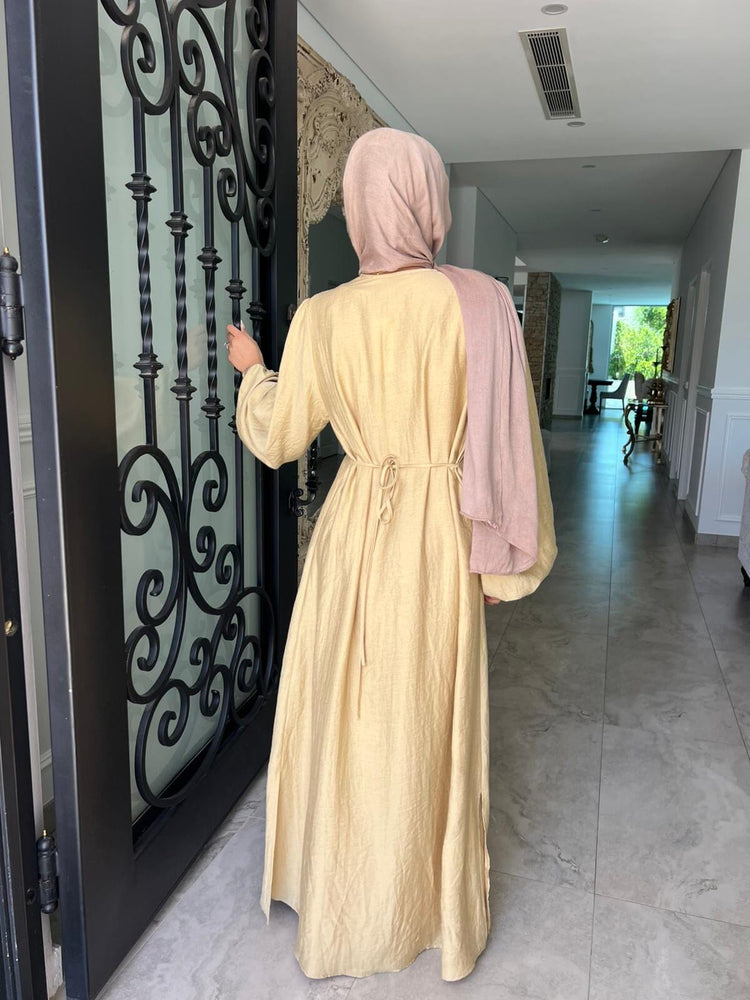 Tie Bow Abaya Set