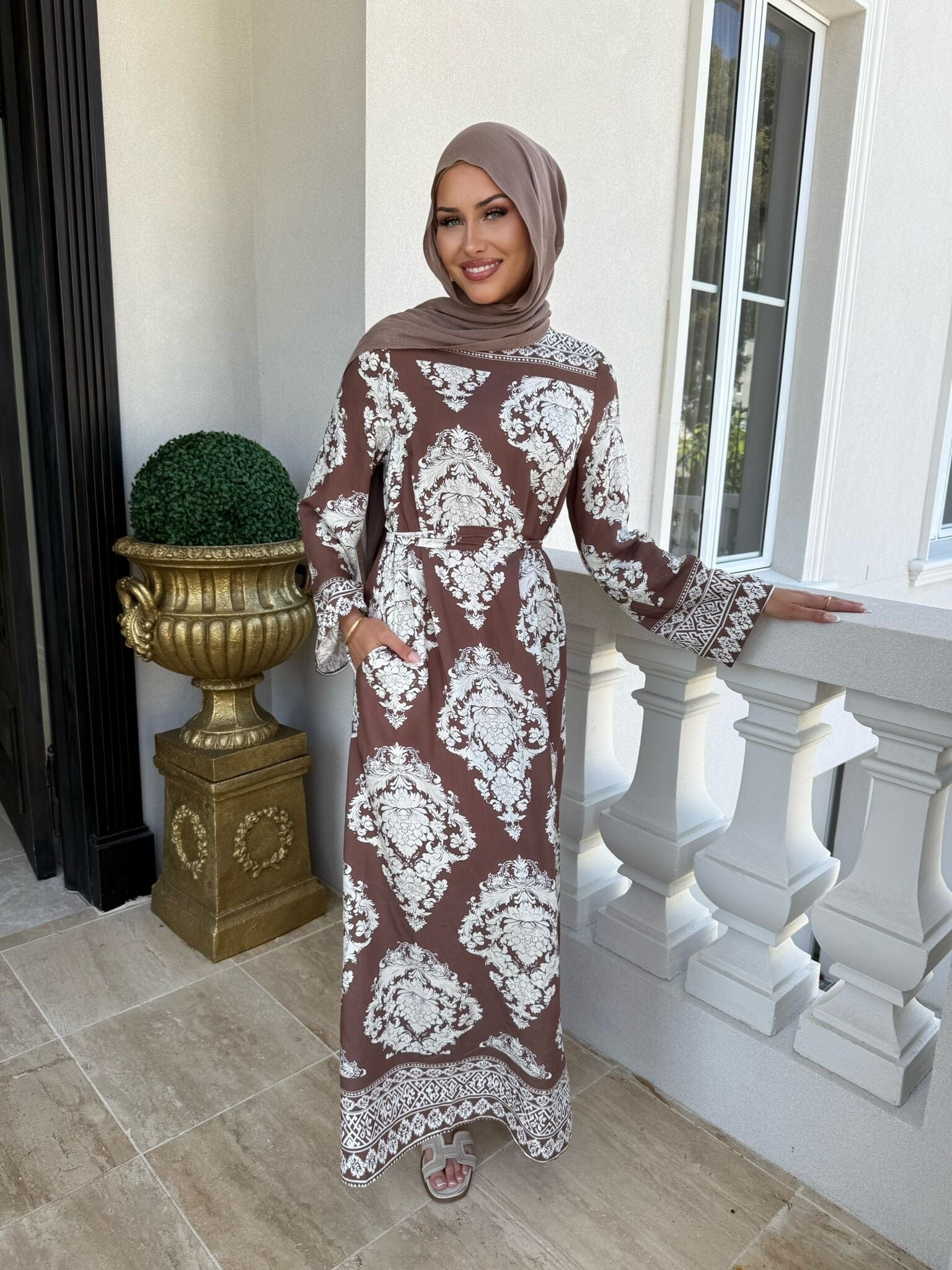 Rust Vintage Dress
