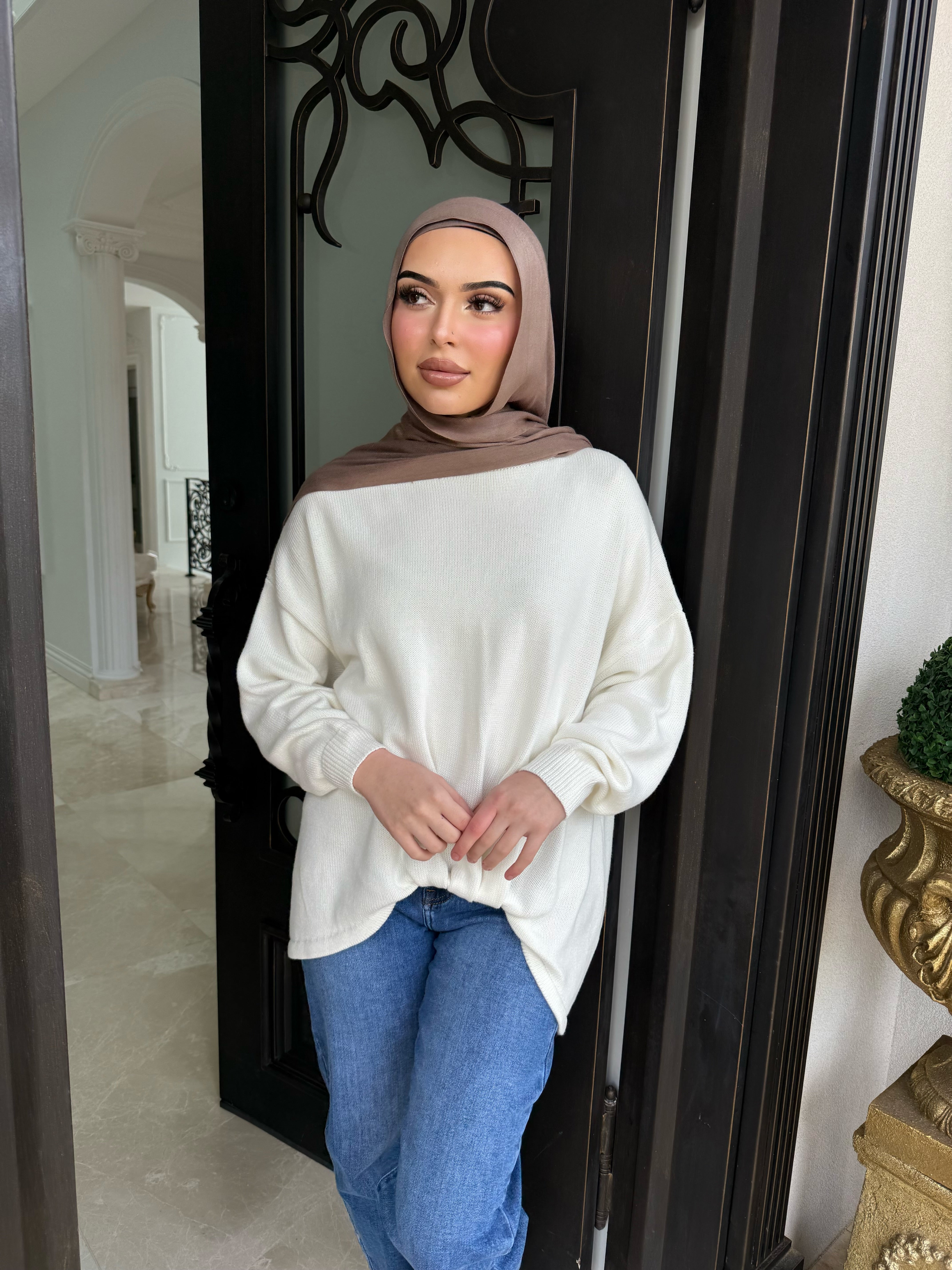 Tucked Knit Jumper