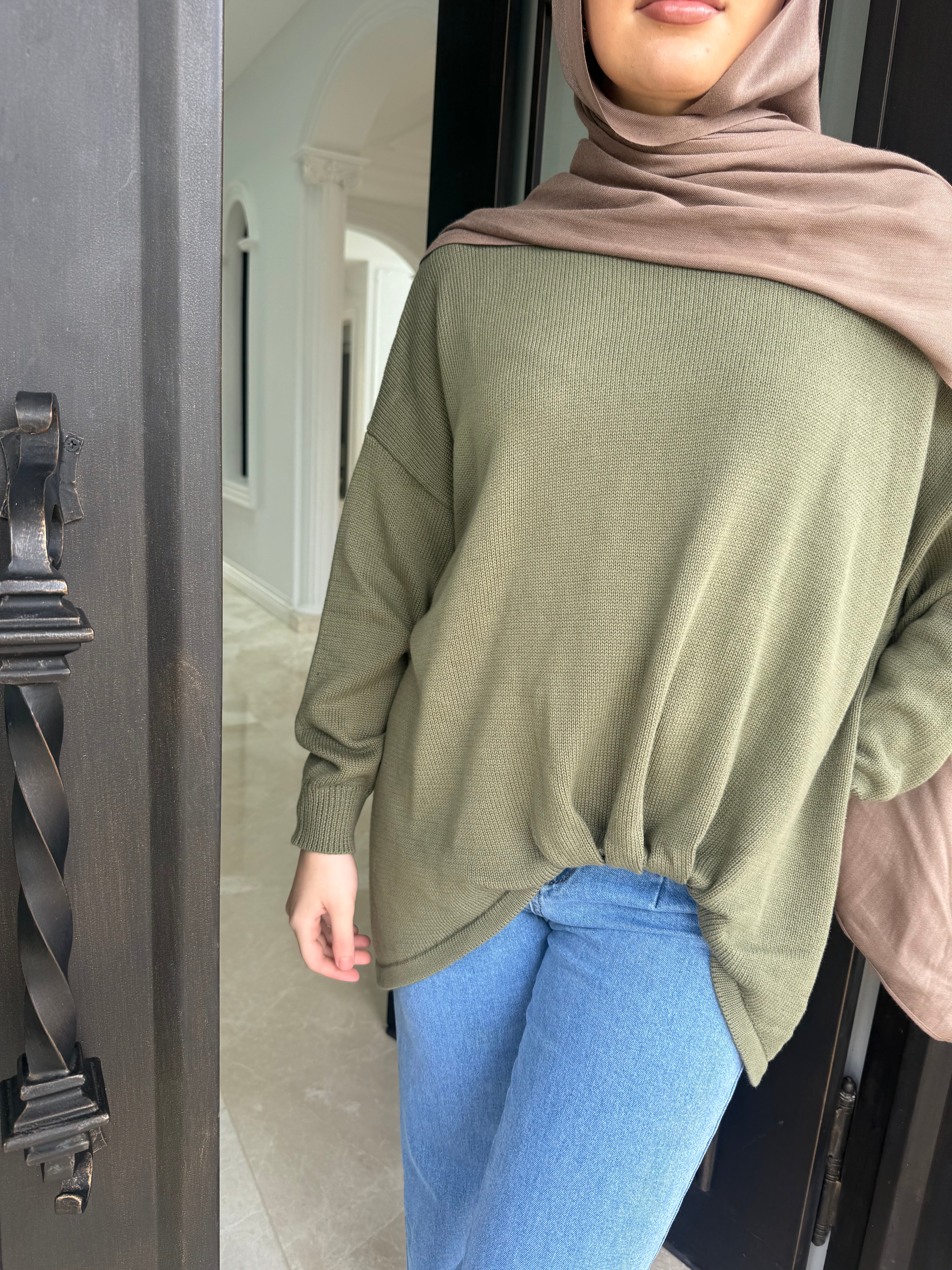 Tucked Knit Jumper