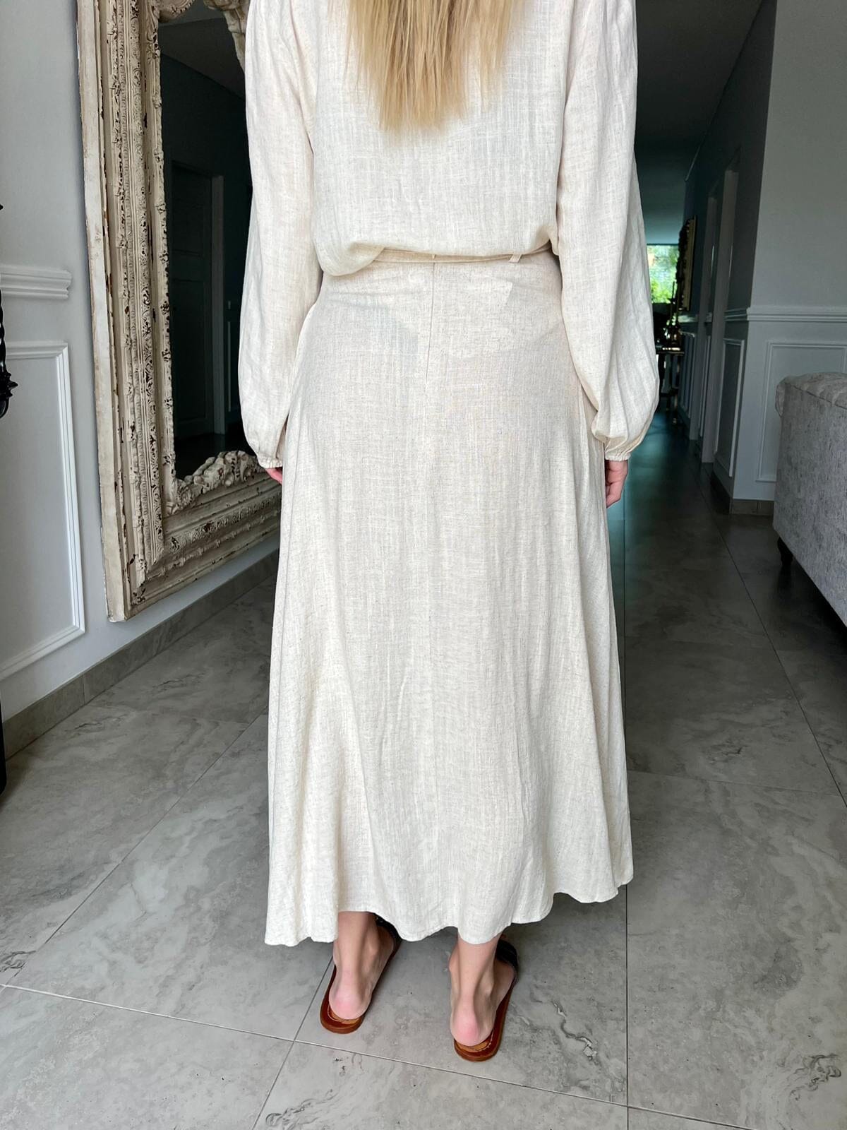Maxi Linen Skirt