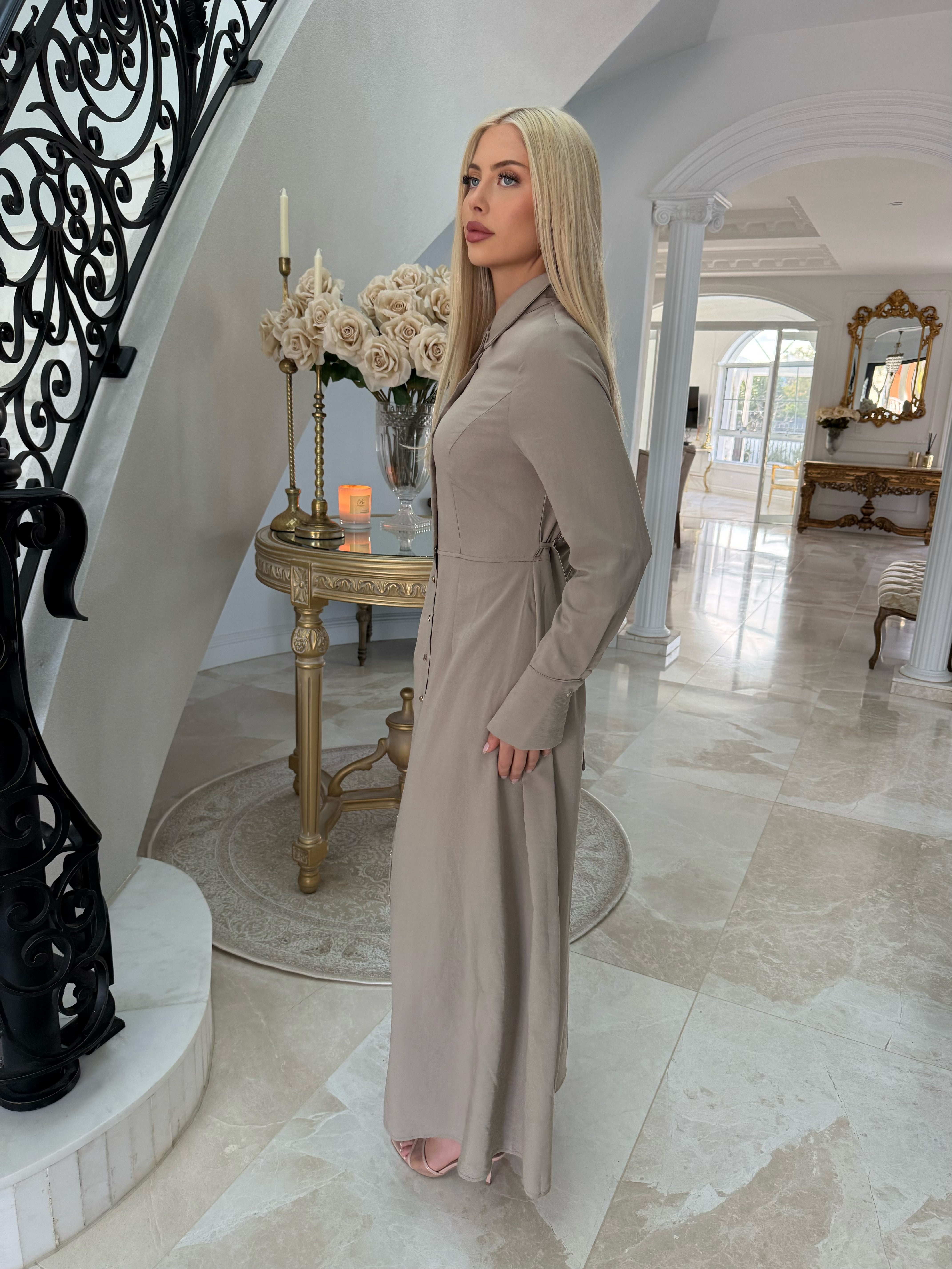 Button Down Maxi