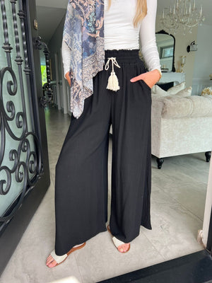 Linen Wide Pants