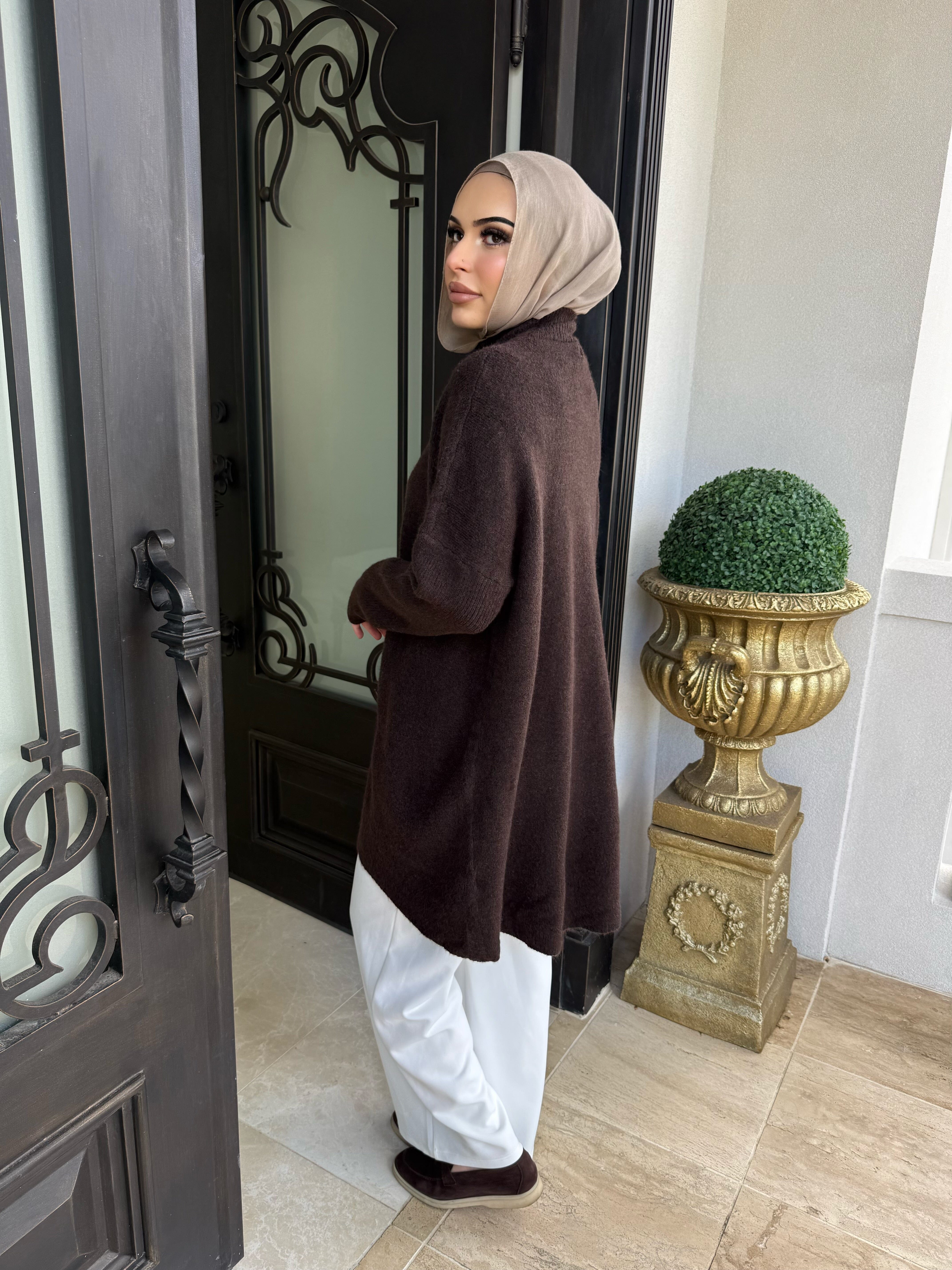 Wool High Low Jumper