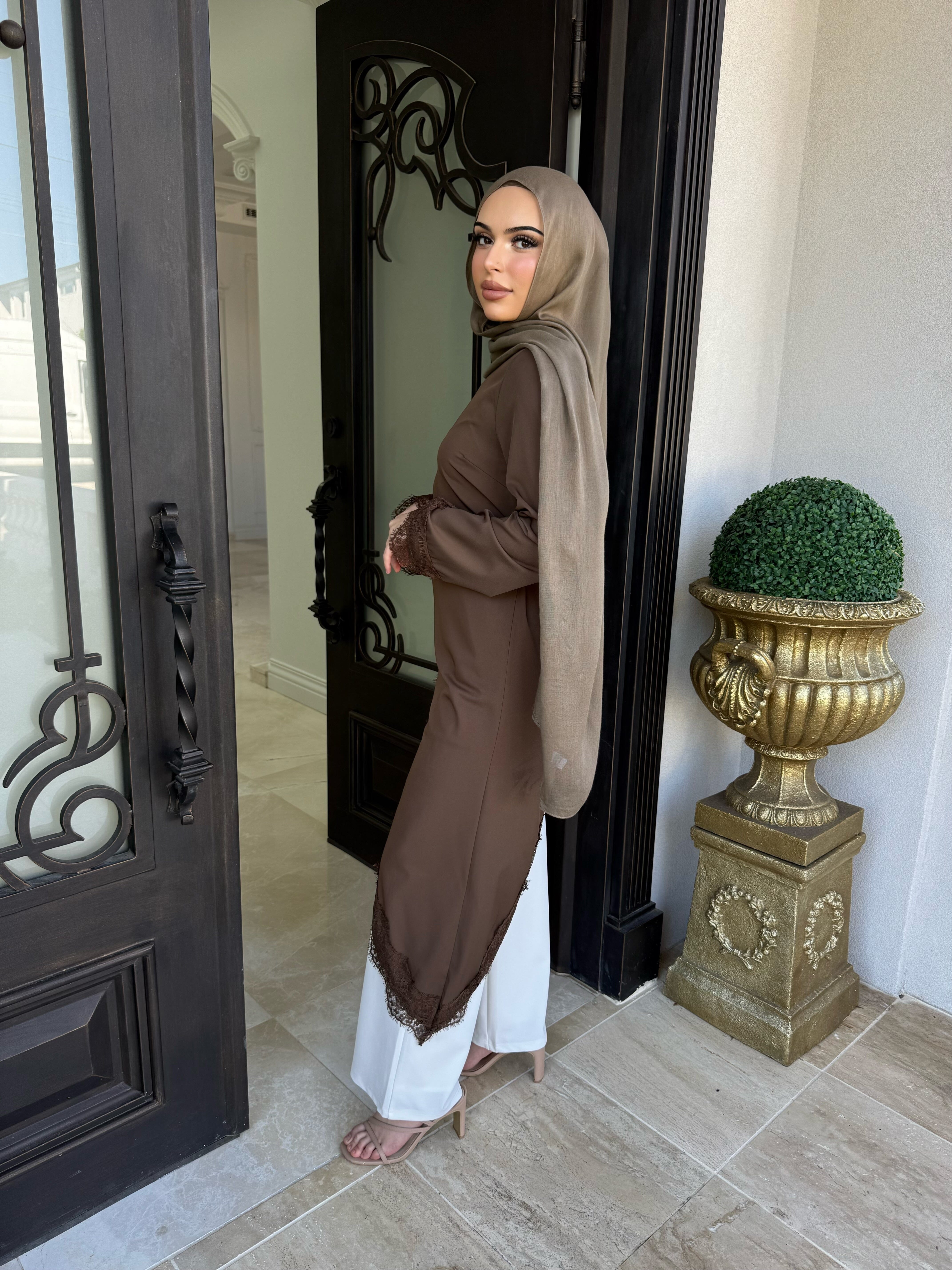 Long Line Lace Tunic
