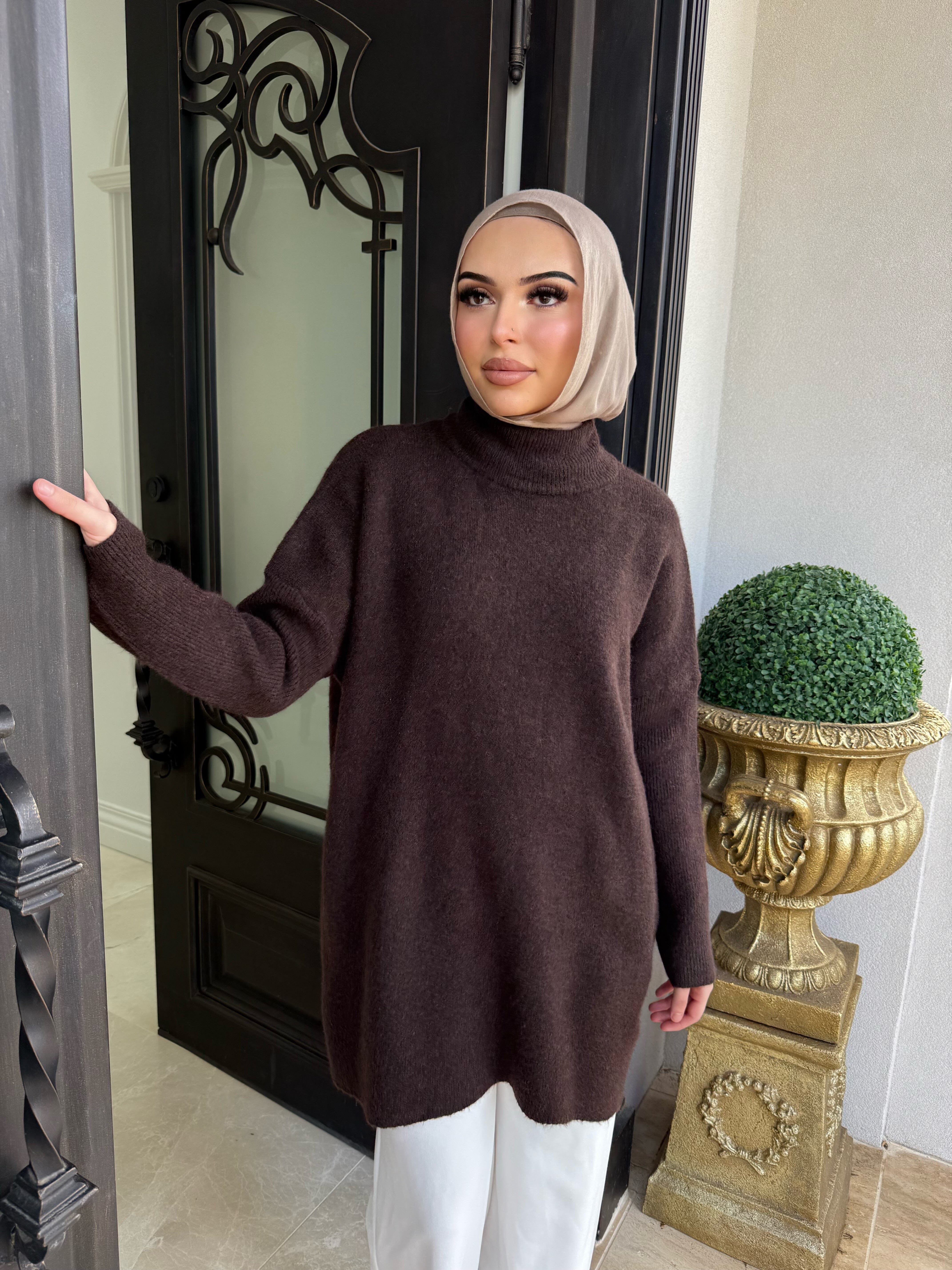Wool High Low Jumper