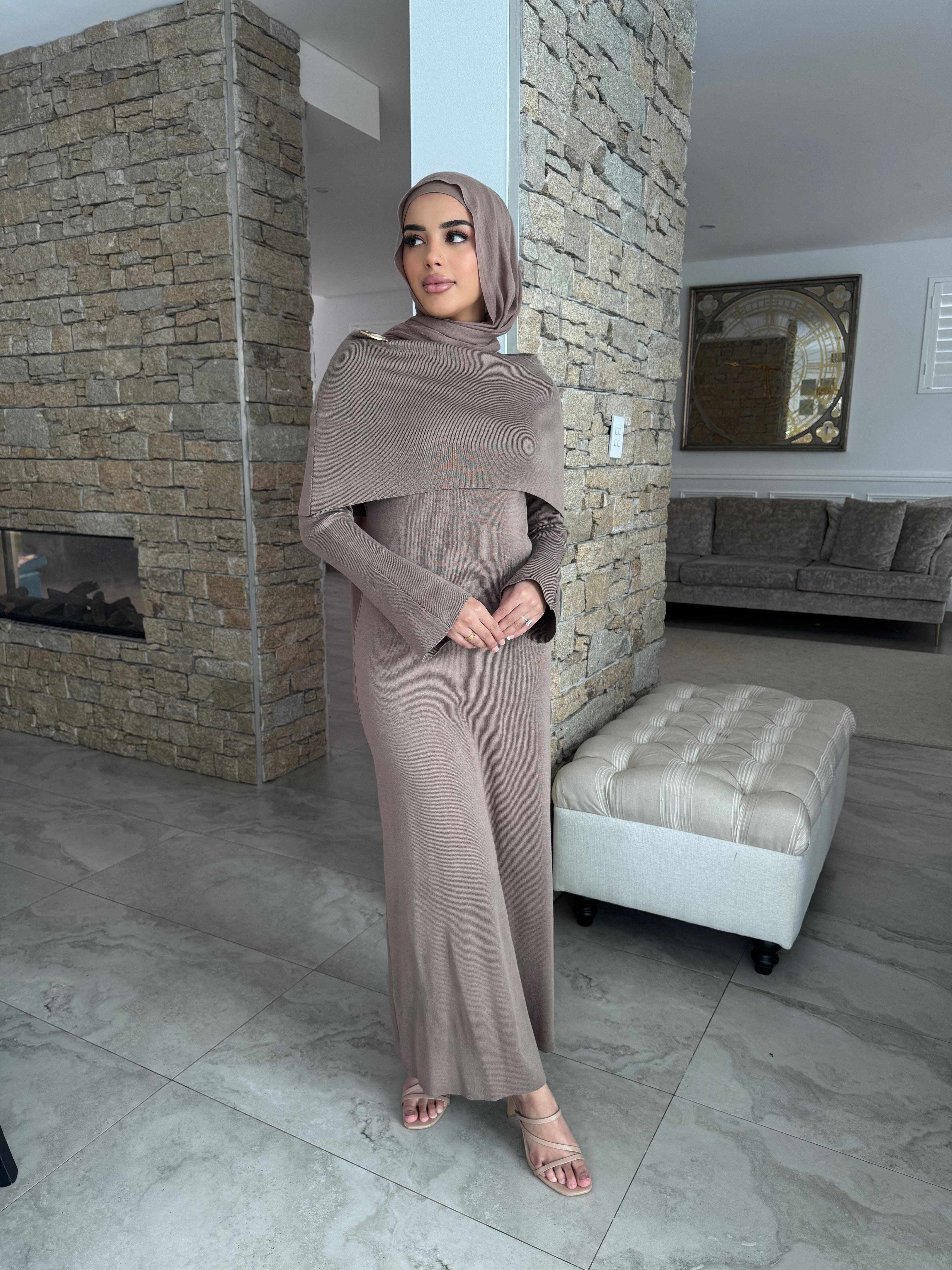 Knit Shawl Dress