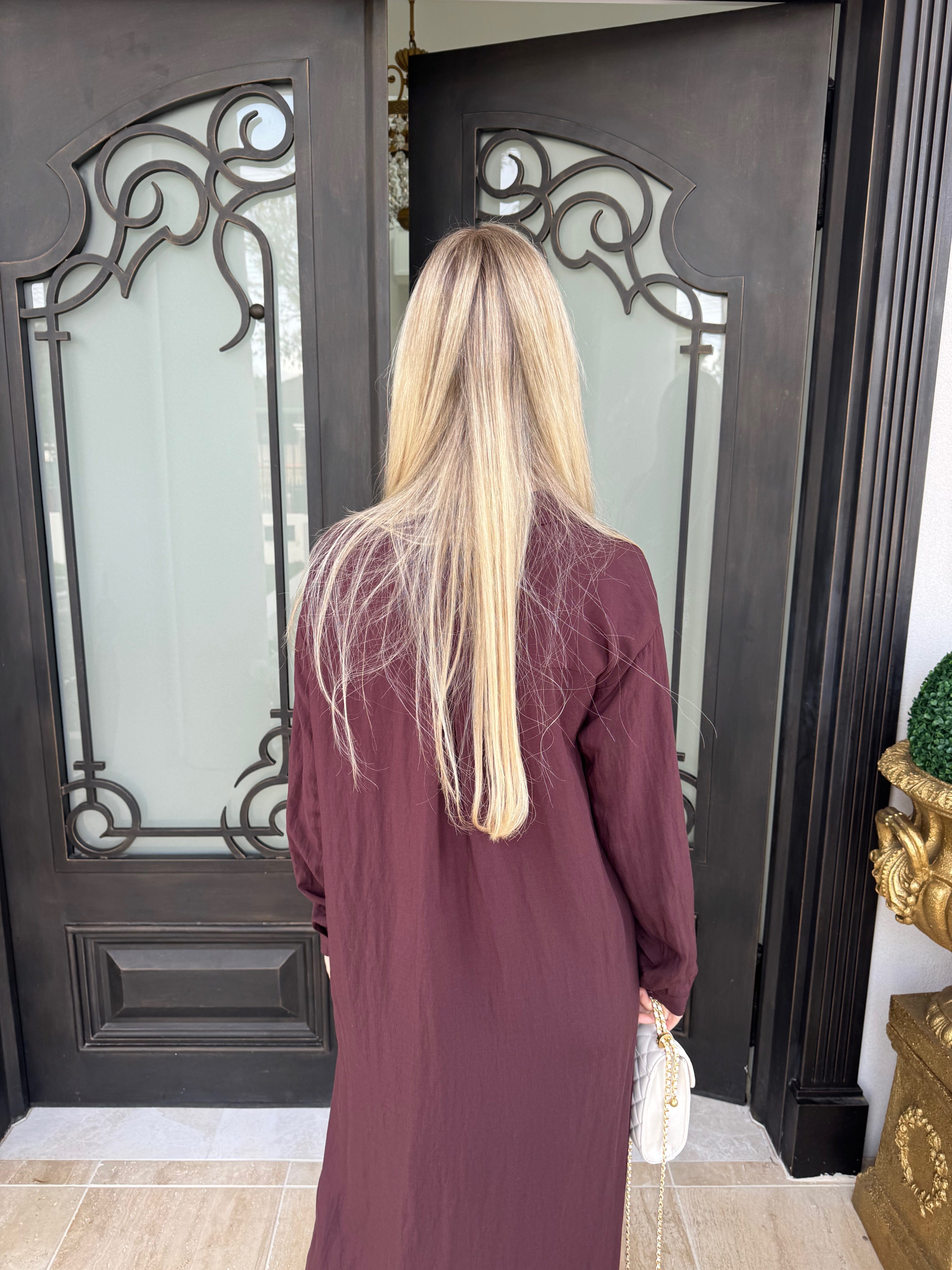 Linen Abaya