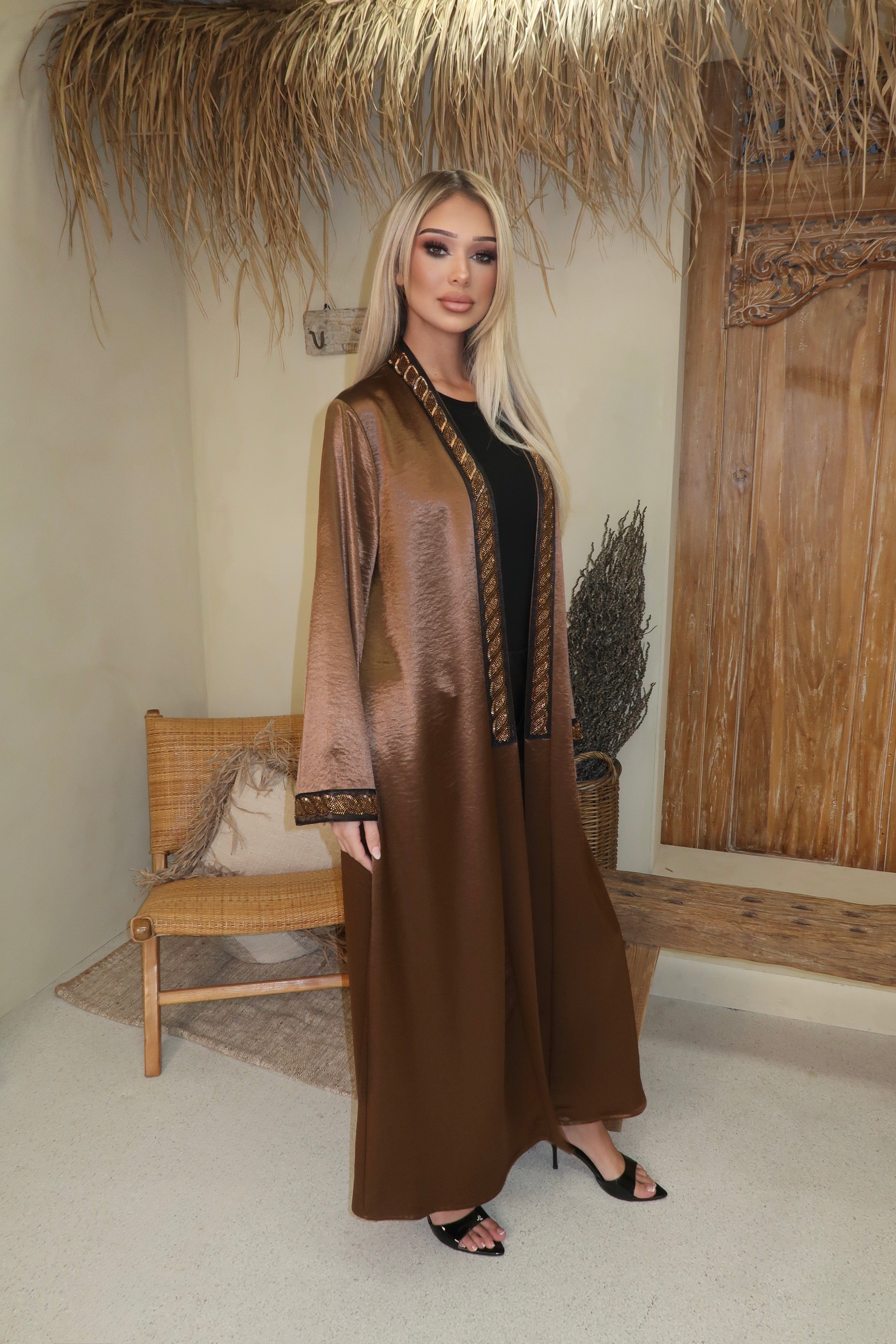 Layali Glow Open Abaya