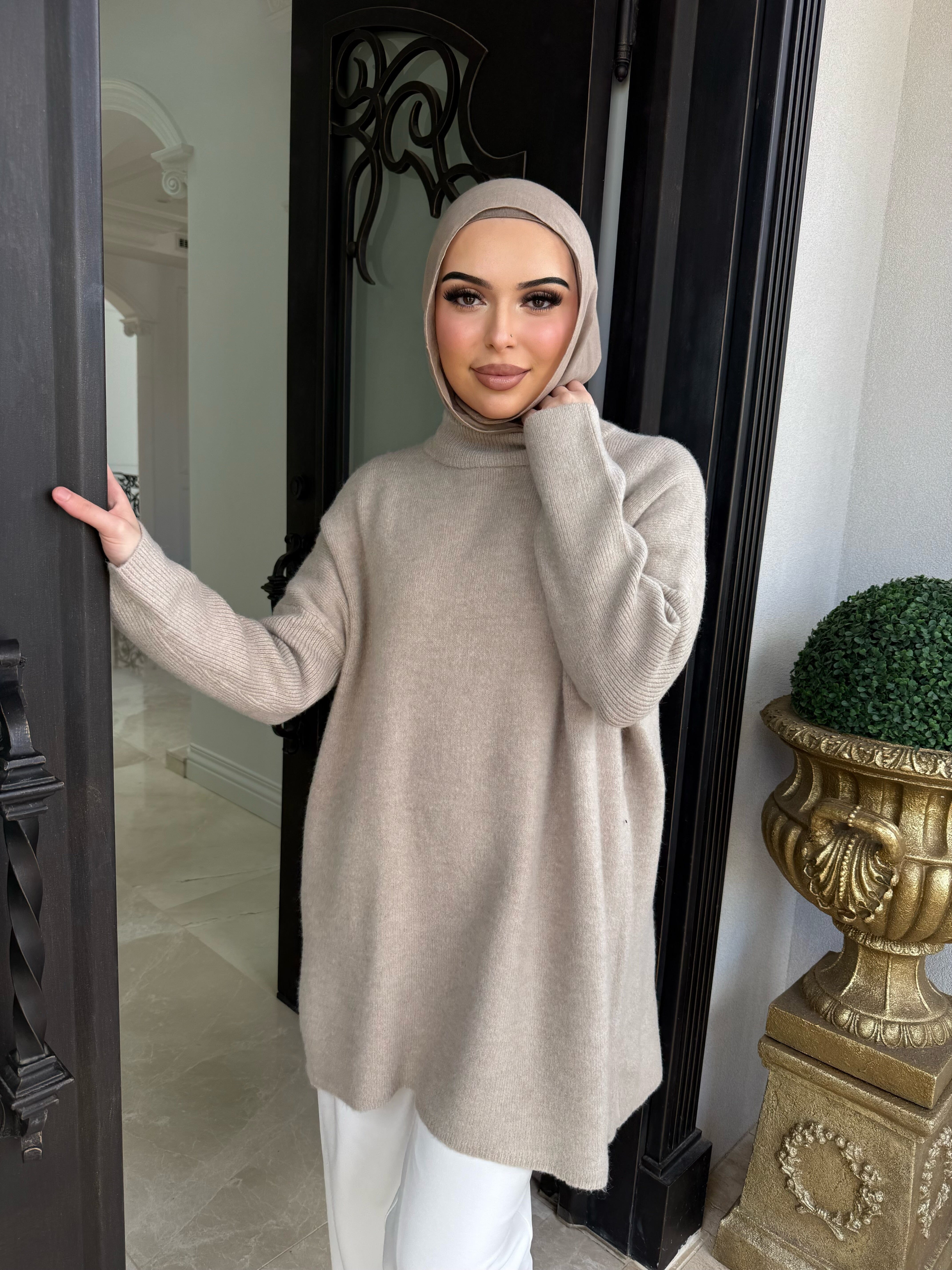 Wool High Low Jumper