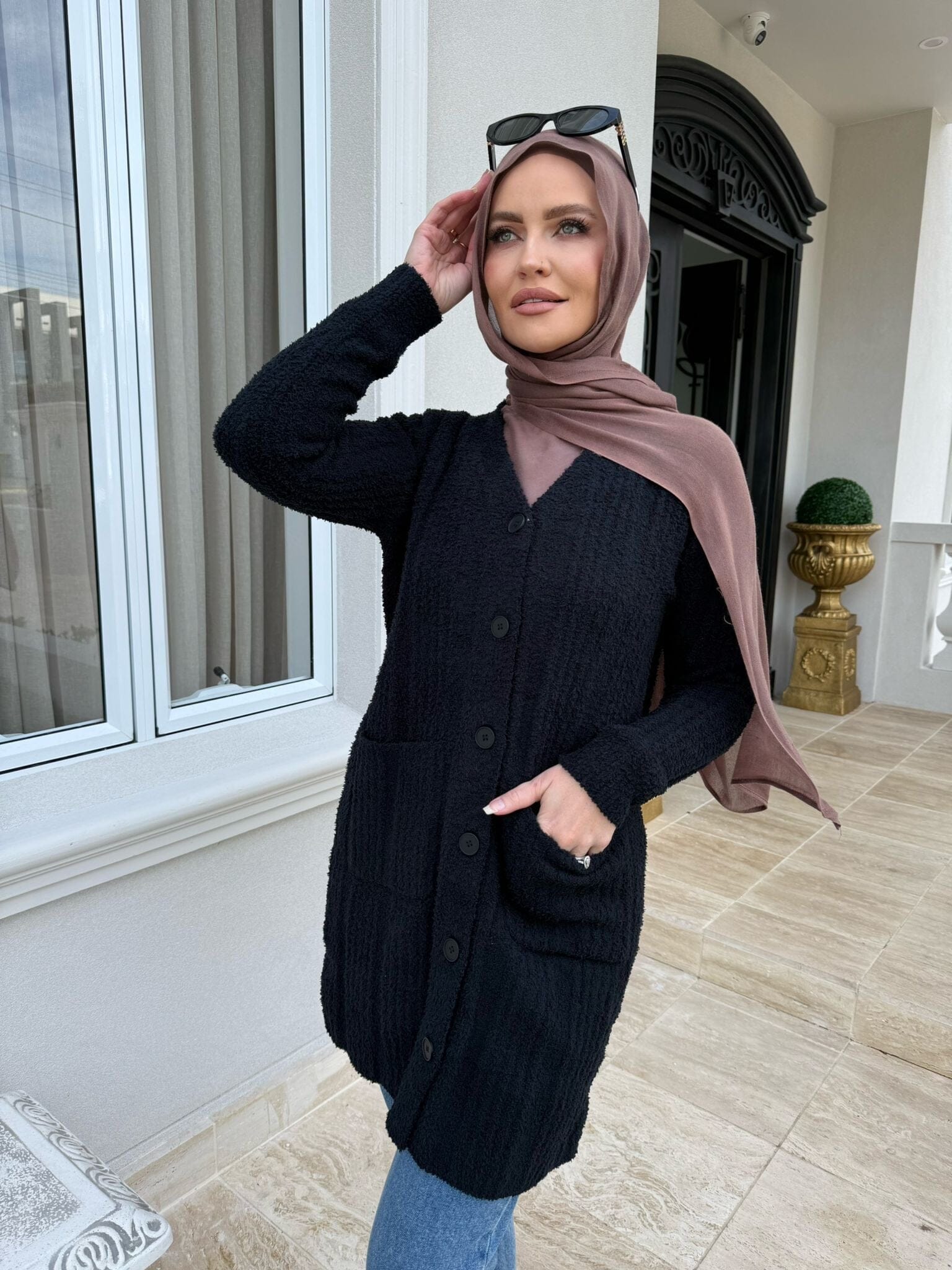 Blush Midi Cardigan
